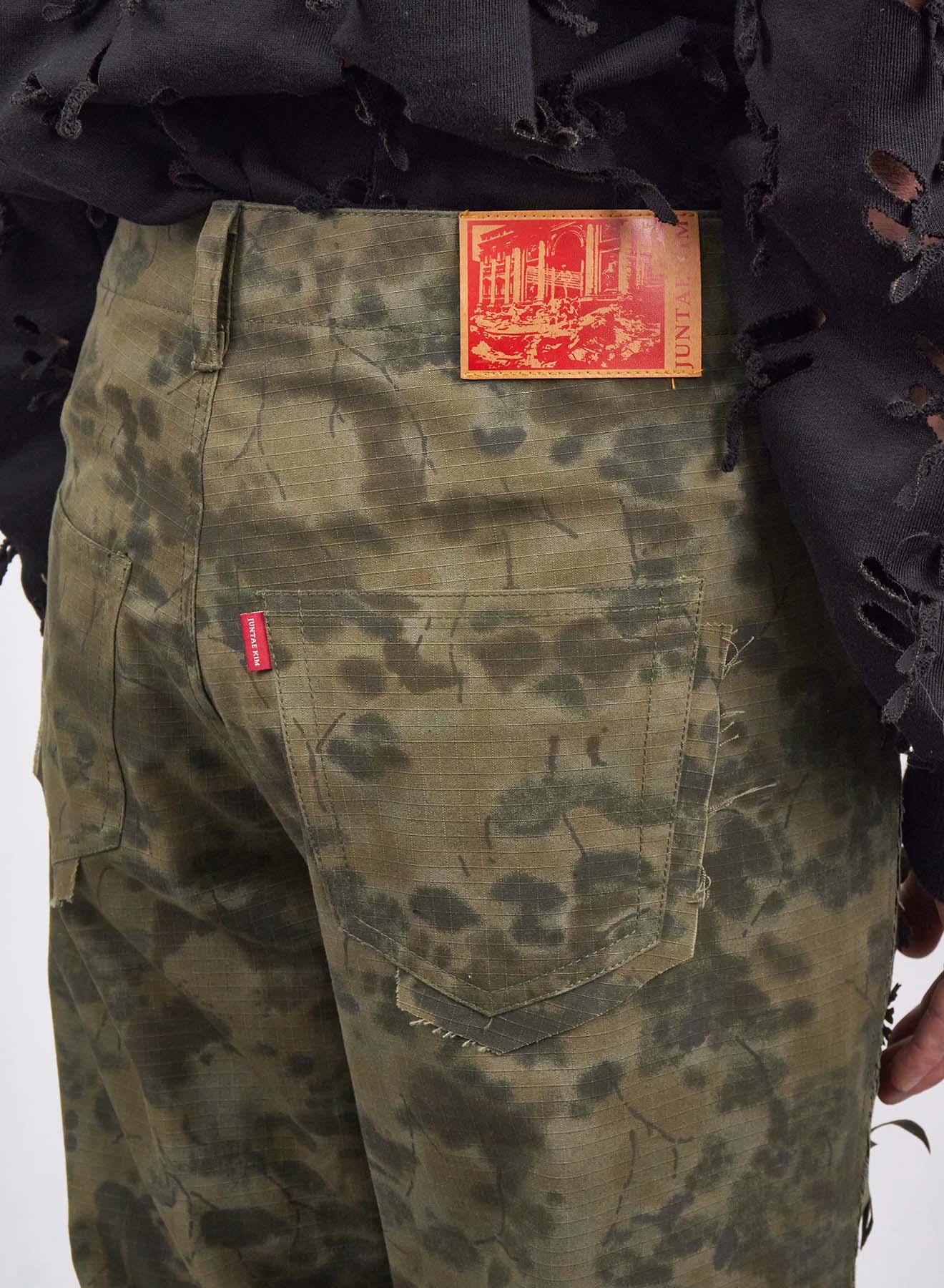 Juntae Kim - Laser-Slashed Twist Pants (OC3) product image 9 | TRAB K-Fashion Australia