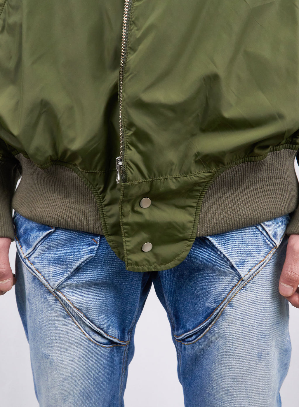Juntae Kim - Laser-Slashed Bomber Jacket (OC1) product image 11 | TRAB K-Fashion Australia
