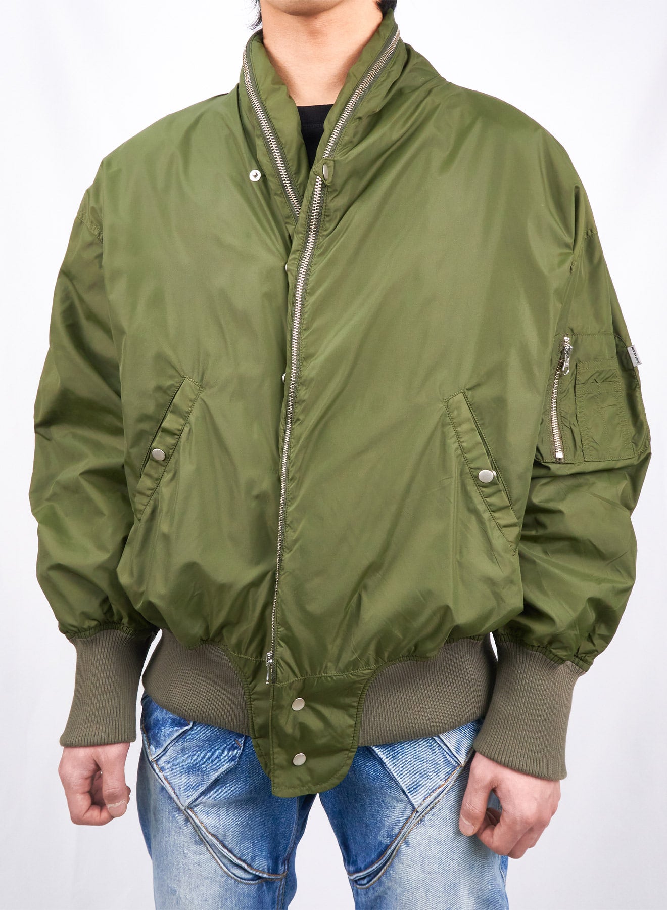 Juntae Kim - Laser-Slashed Bomber Jacket (OC1) product image 4 | TRAB K-Fashion Australia