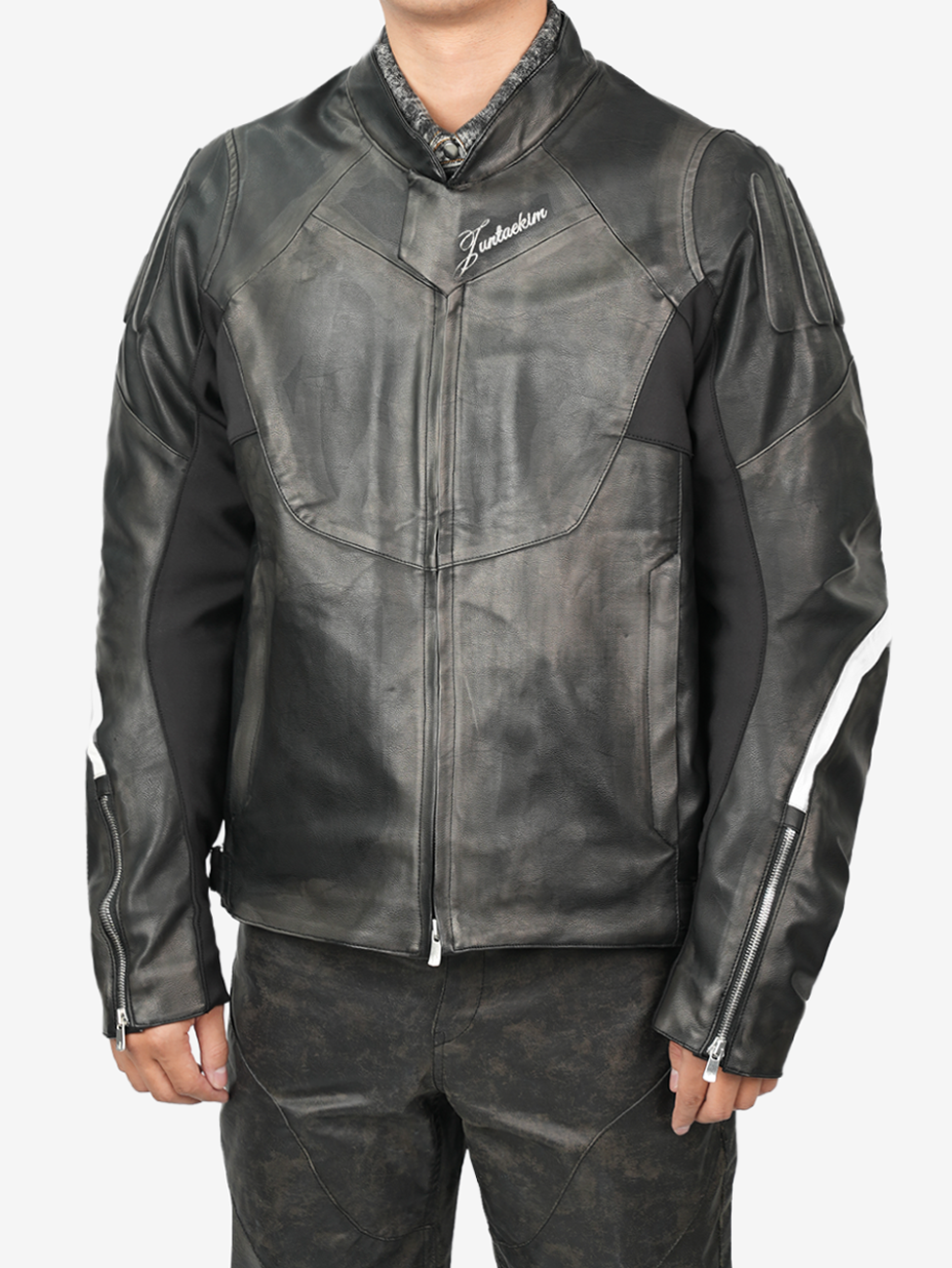 Juntae Kim - Embossed Motorcycle Jacket (OC1) product image 4 | TRAB K-Fashion Australia
