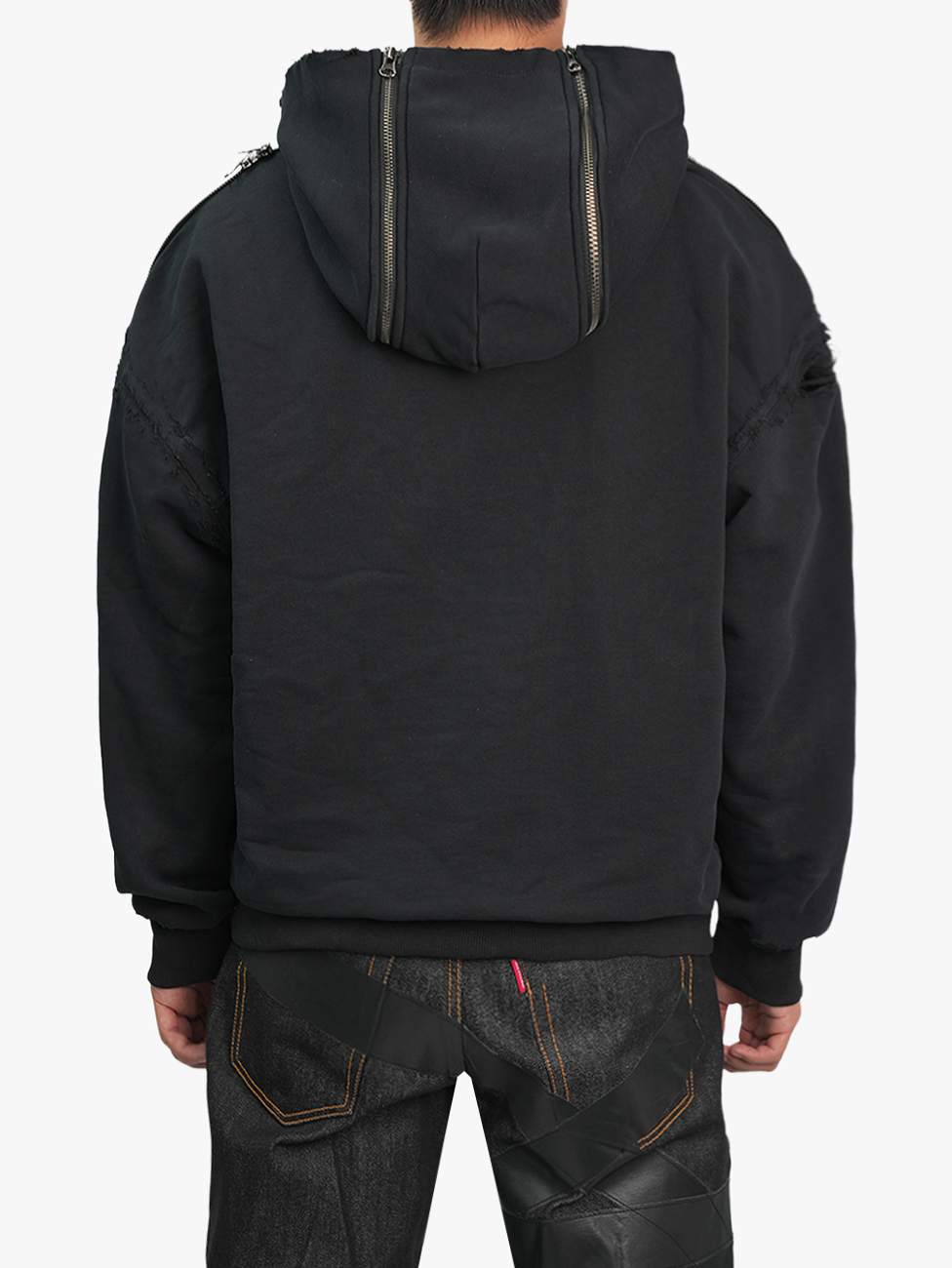 Juntae Kim - 'Jtk Division' Zip-Up Hoodie (OC1) product image 5 | TRAB K-Fashion Australia