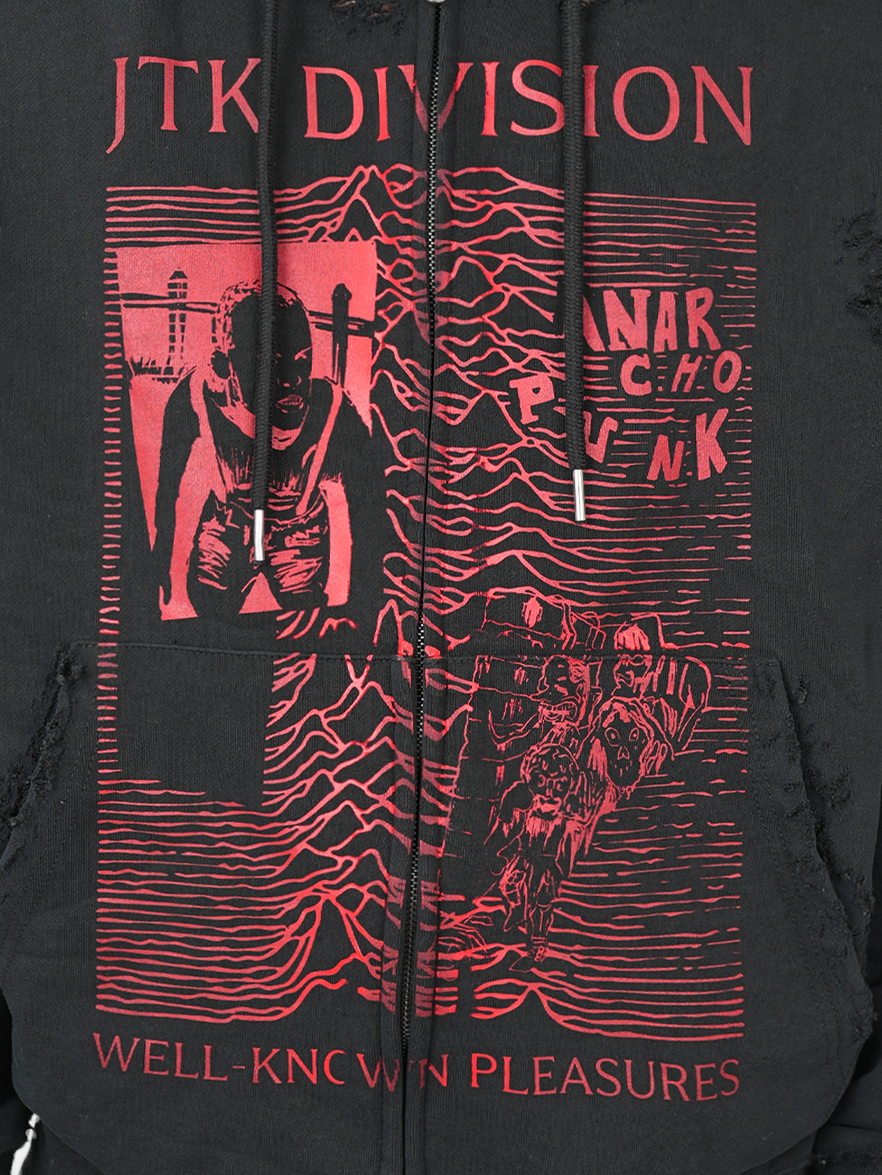 Juntae Kim - 'Jtk Division' Zip-Up Hoodie (OC1) product image 6 | TRAB K-Fashion Australia