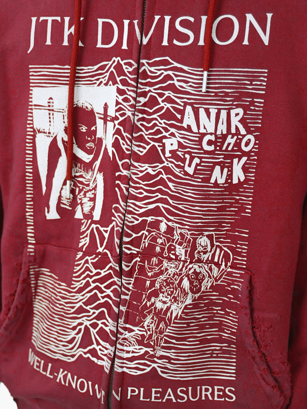 Juntae Kim - 'Jtk Division' Zip-Up Hoodie (OC2) product image 6 | TRAB K-Fashion Australia