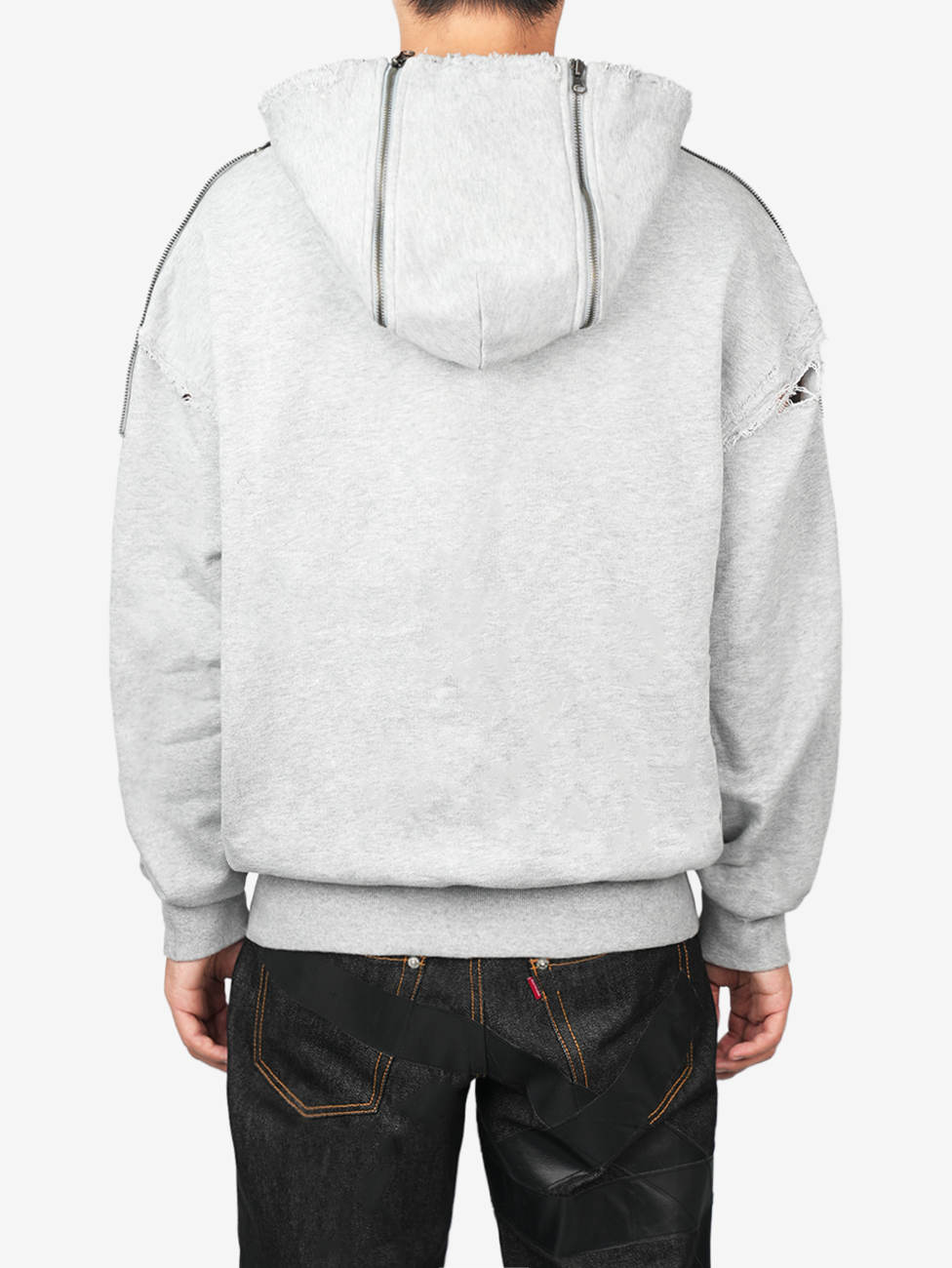 Juntae Kim - 'Jtk Division' Zip-Up Hoodie (OC3) product image 5 | TRAB K-Fashion Australia
