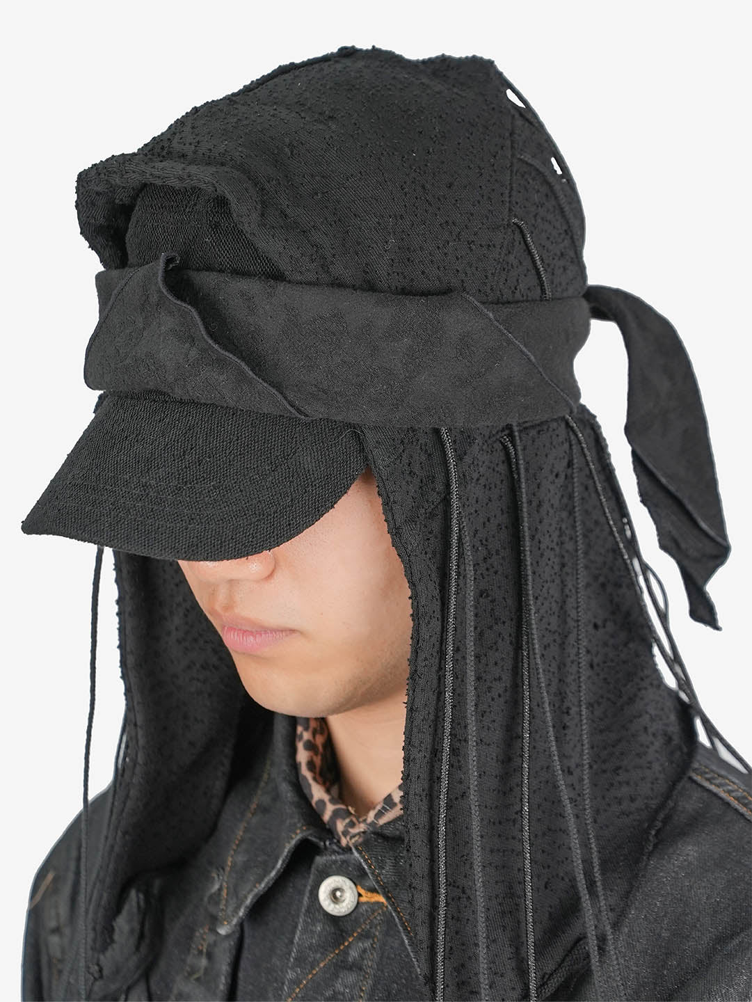 Juntae Kim - Hooded Scarf Cap (OC1) product image 5 | TRAB K-Fashion Australia