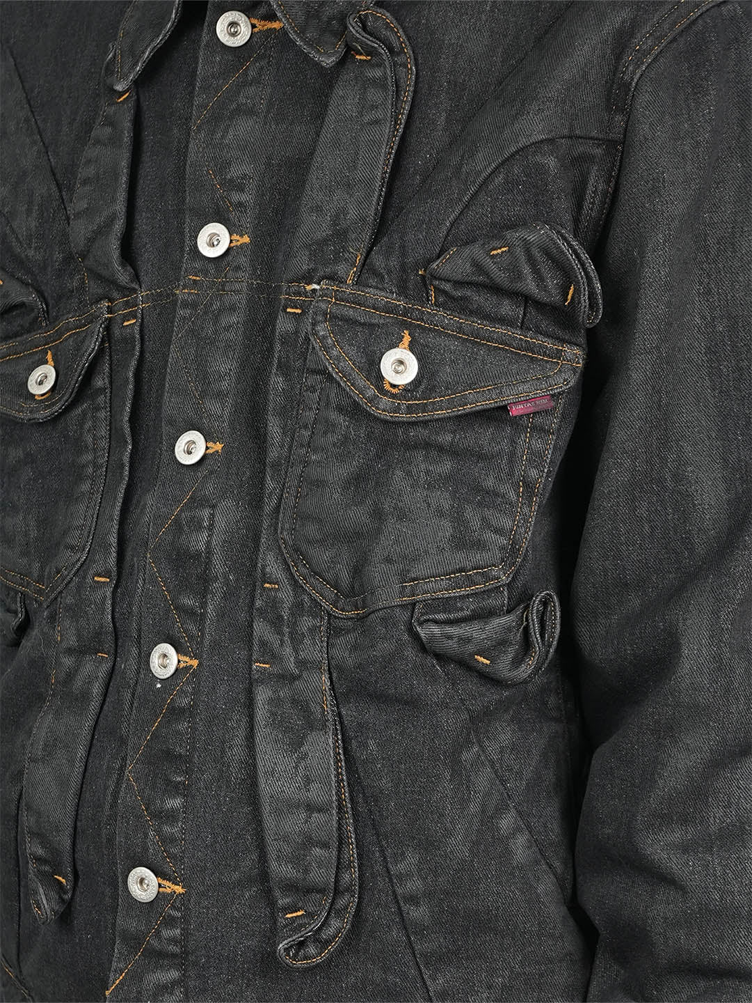 Juntae Kim - Gathered Denim Jacket (OC1) product image 6 | TRAB K-Fashion Australia