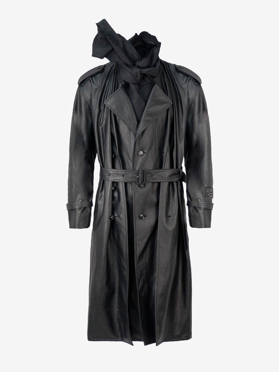 Juntae Kim - Layered Scarf Trench Coat (OC1) product image 2 | TRAB K-Fashion Australia