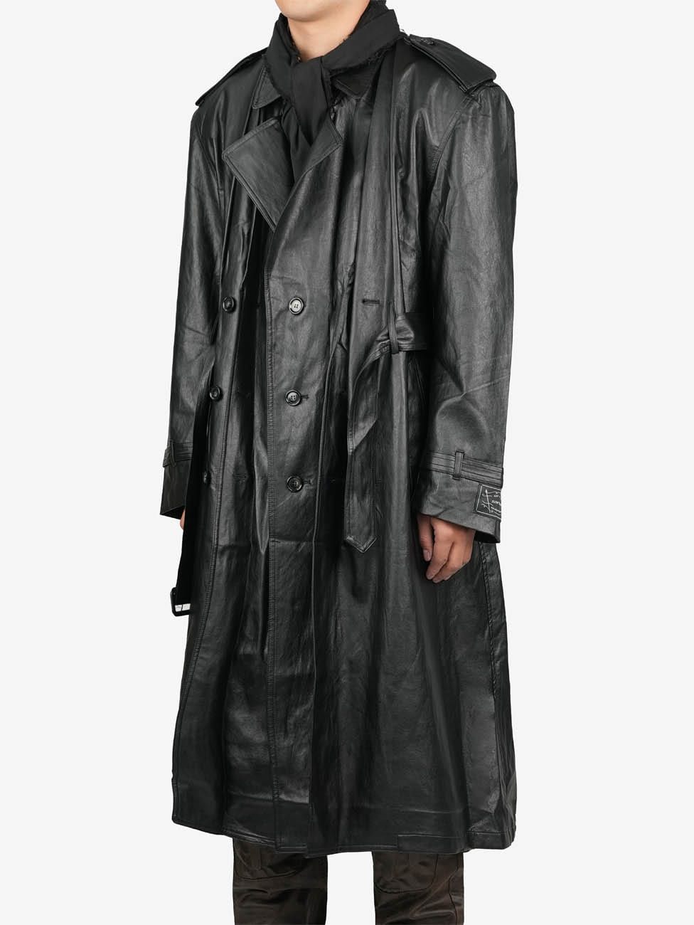 Juntae Kim - Layered Scarf Trench Coat (OC1) product image 4 | TRAB K-Fashion Australia