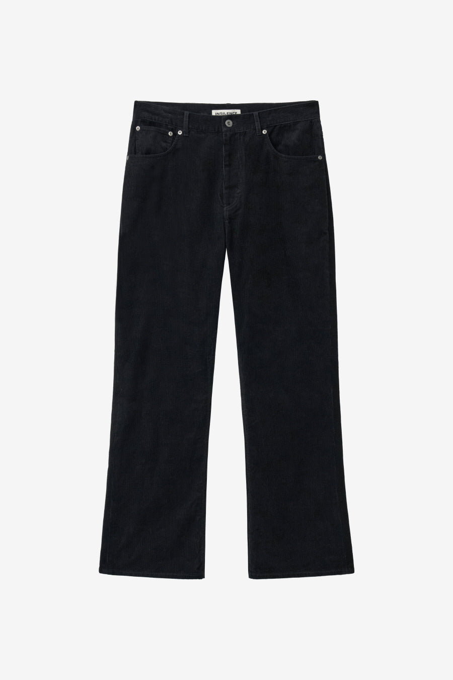 Insilence - Corduroy SemiFlare Pants (Black) product image 5 | TRAB K-Fashion Australia