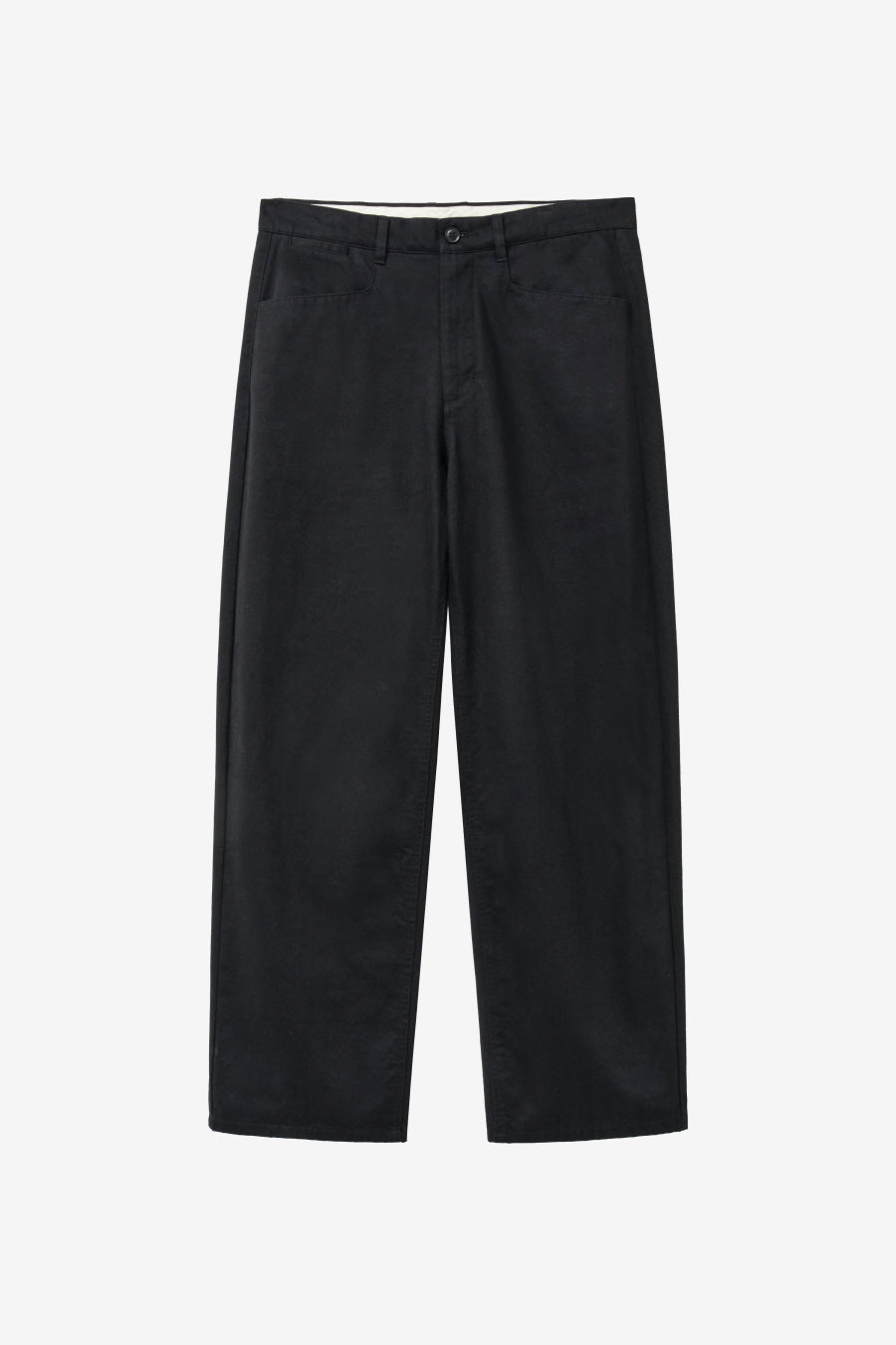 Insilence - Curved Chino Pants (Black) product image 5 | TRAB K-Fashion Australia
