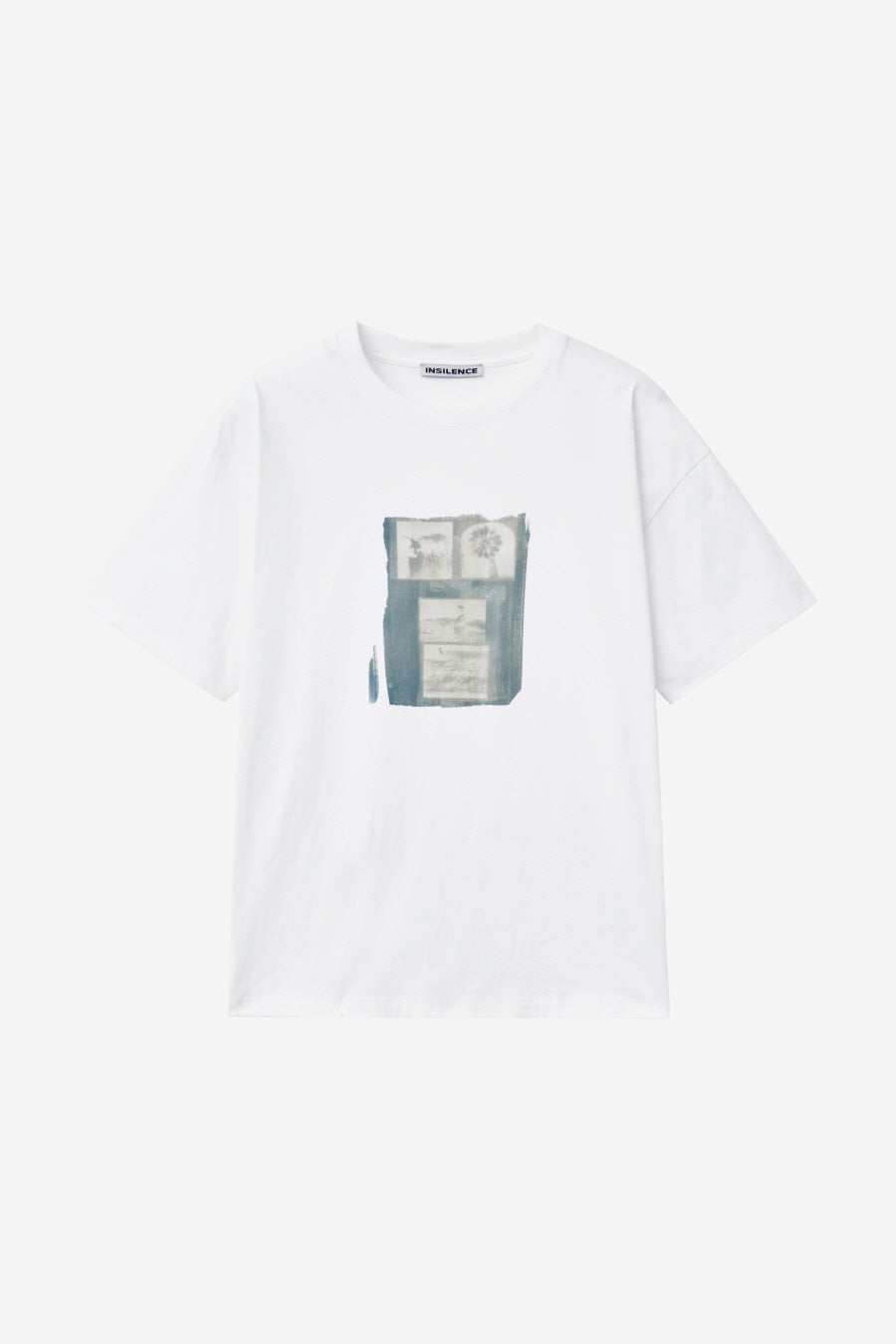 Insilence - Cyanotype Short Sleeve T-shirt (White) product image 7 | TRAB K-Fashion Australia