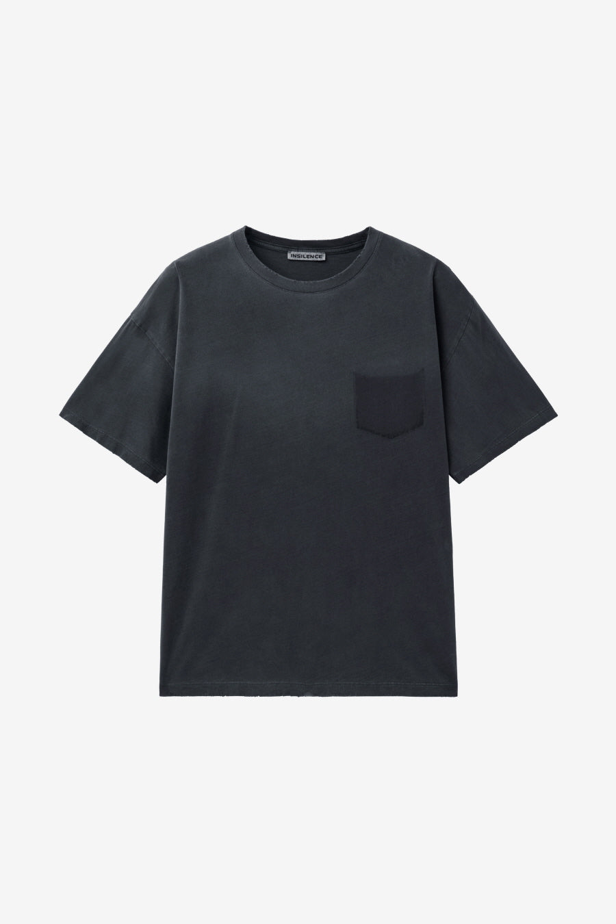 Insilence - Ghost Pocket Distressed Short Sleeve (Charcoal) product image 5 | TRAB K-Fashion Australia