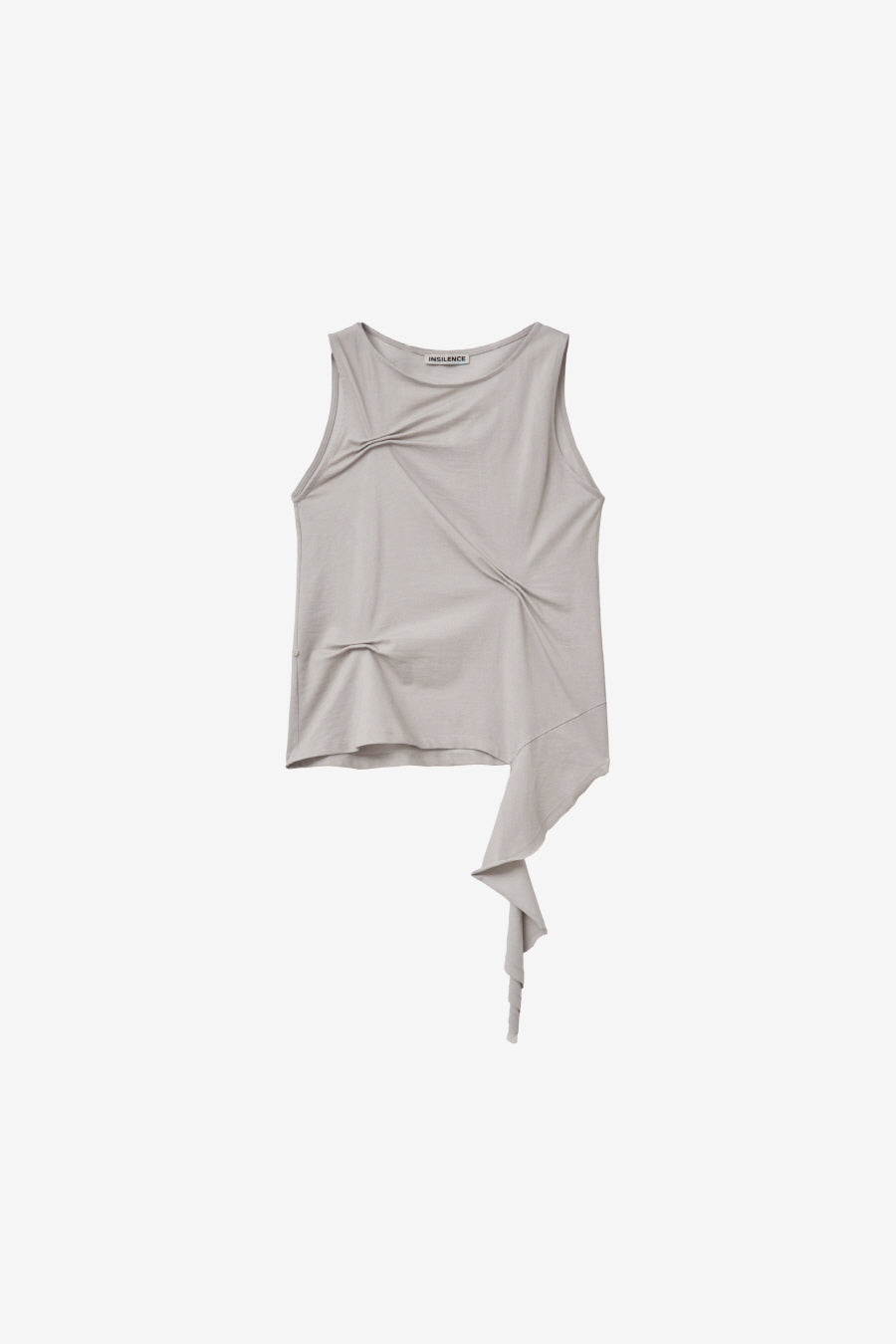 Insilence - Pintuck Draped Sleeveless (Ash Grey) product image 7 | TRAB K-Fashion Australia