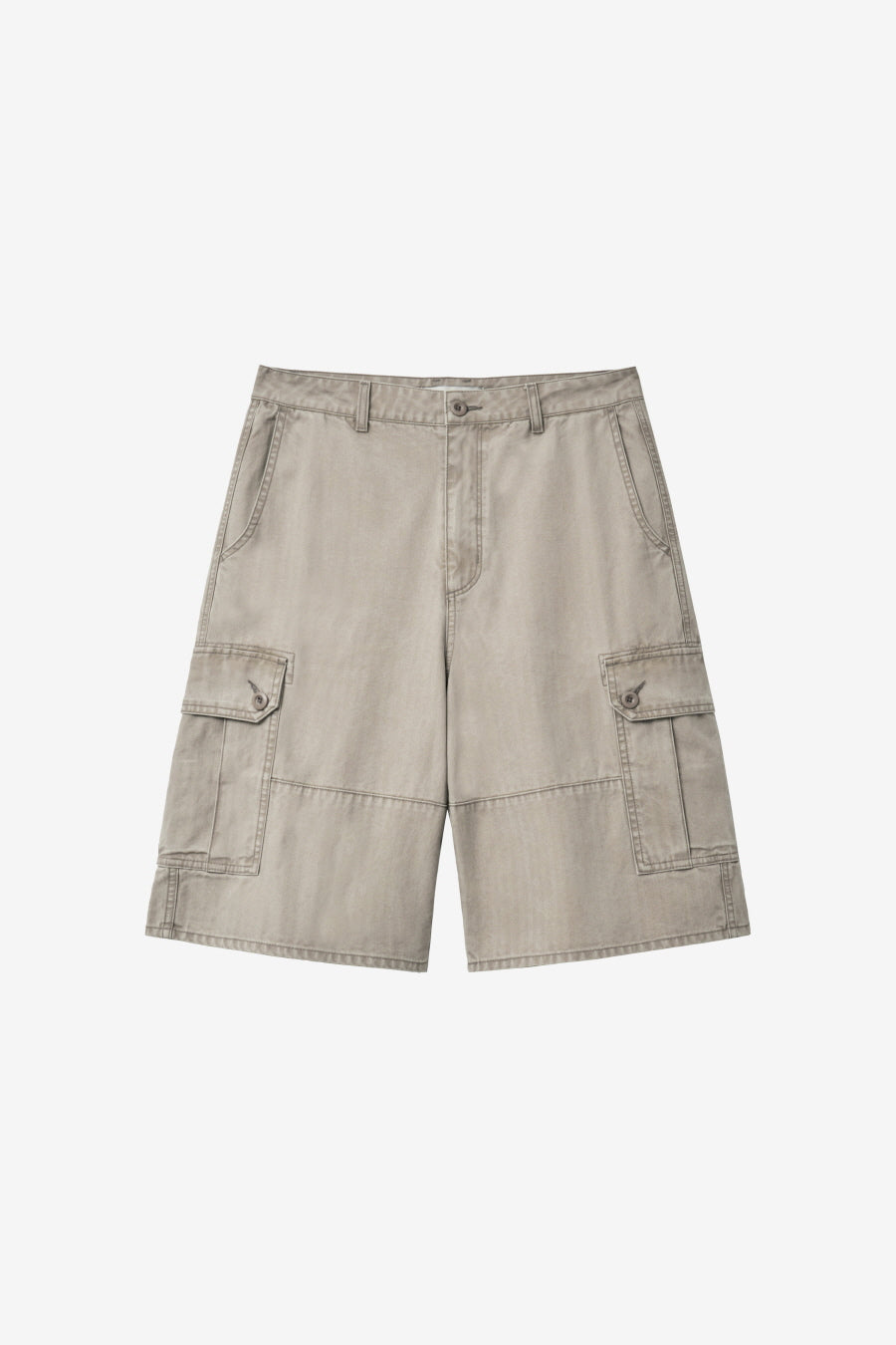 Insilence - HBT Cargo Shorts (Washed Beige) product image 7 | TRAB K-Fashion Australia