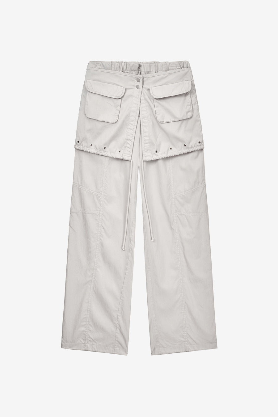 Insilence - Layered Parachute Pants (Ash Grey) product image 7 | TRAB K-Fashion Australia