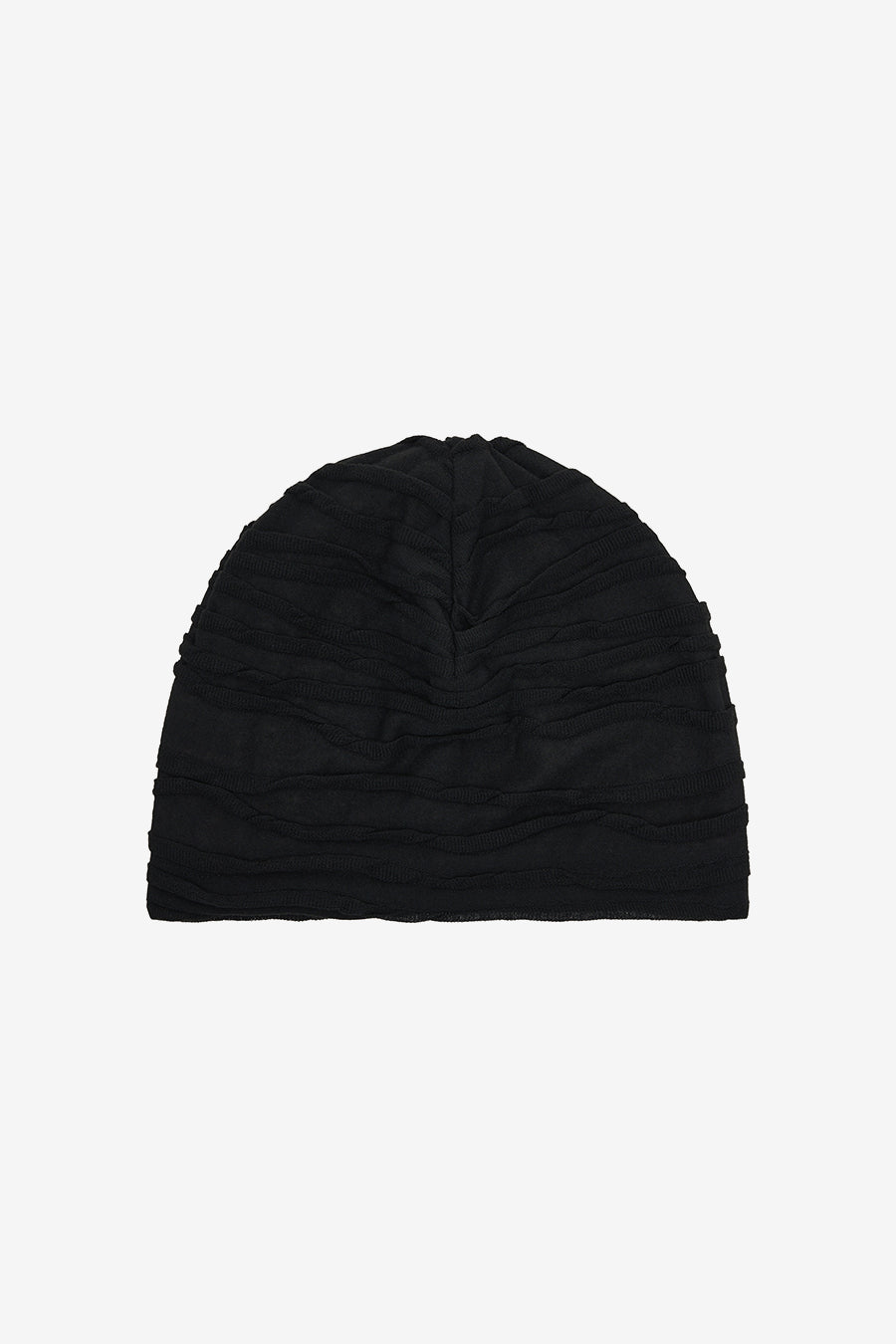 Insilence - Pleated Two-Way Beanie (Black) product image 5 | TRAB K-Fashion Australia
