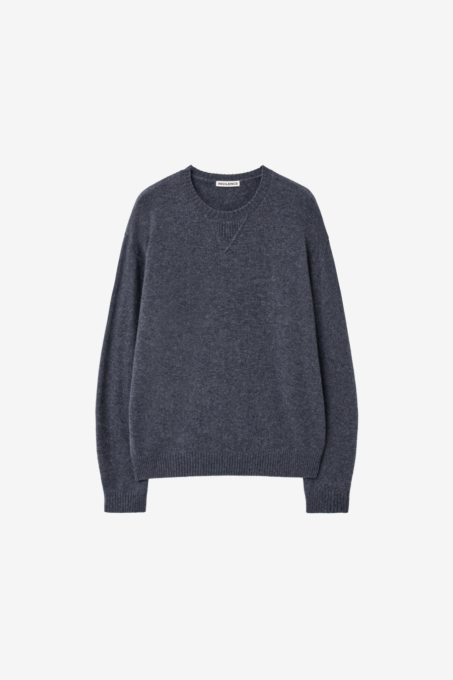 Insilence - Gusset Wool Crew Neck Pullover (Grey) product image 5 | TRAB K-Fashion Australia