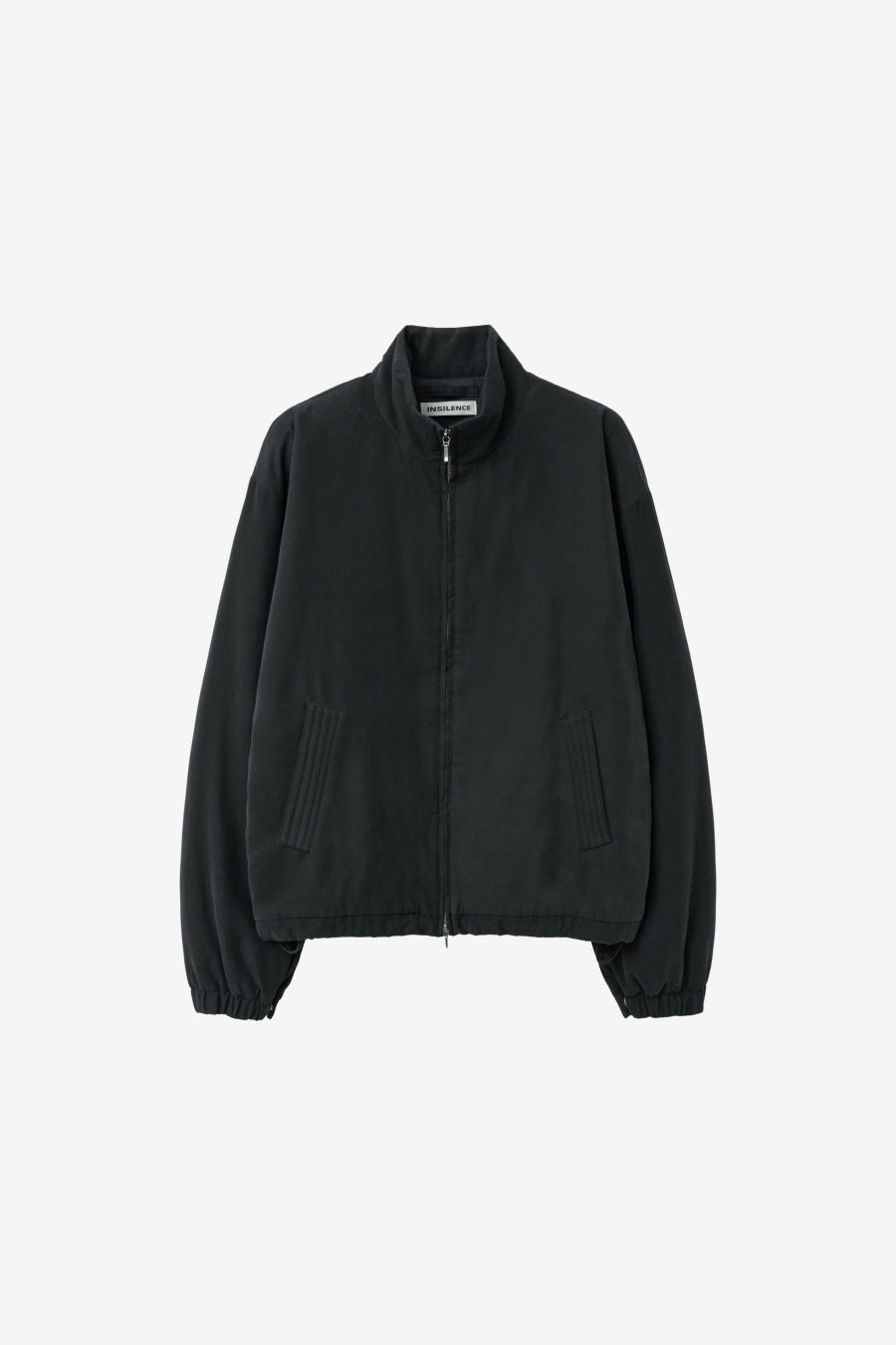 Insilence - High-neck Blouson Jumper (Raven Black) product image 7 | TRAB K-Fashion Australia