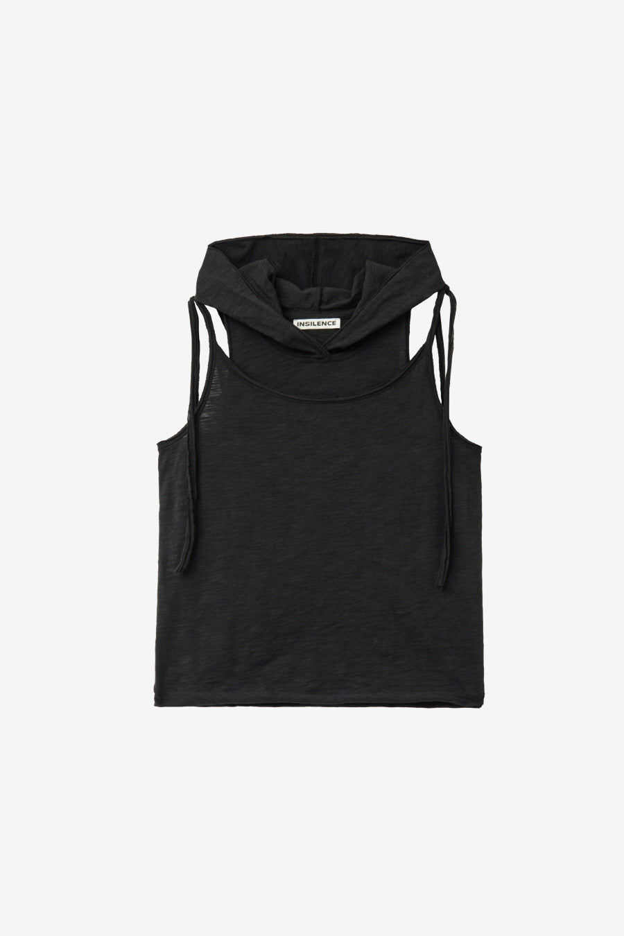 Insilence - Layered Hoodie Sleeveless (Black) product image 7 | TRAB K-Fashion Australia