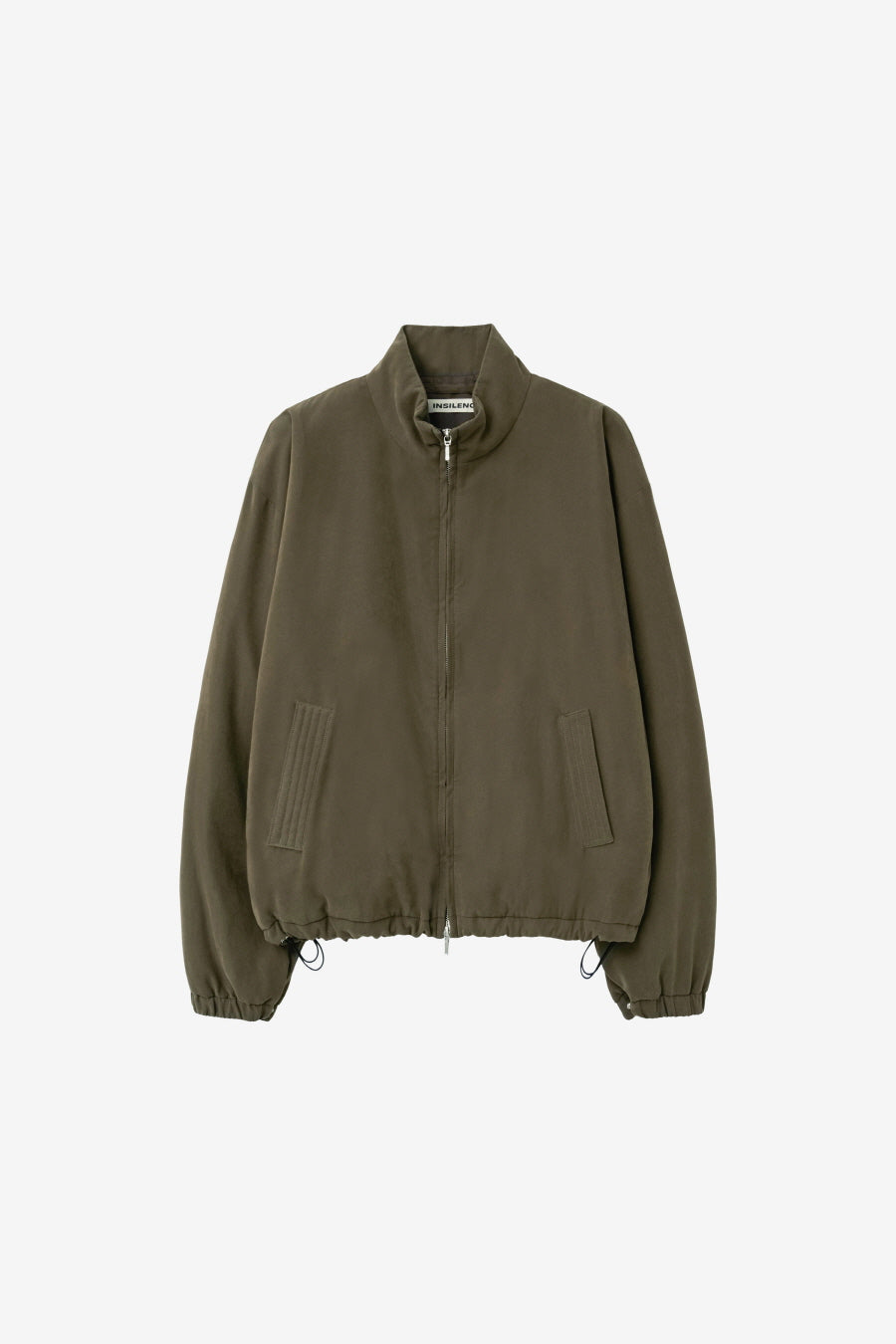 Insilence - High-neck Blouson Jumper (Olive) product image 7 | TRAB K-Fashion Australia