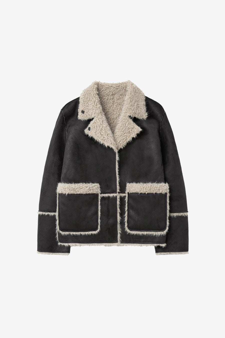 Insilence - Reversible Fur Mustang (Cream Brown) product image 9 | TRAB K-Fashion Australia