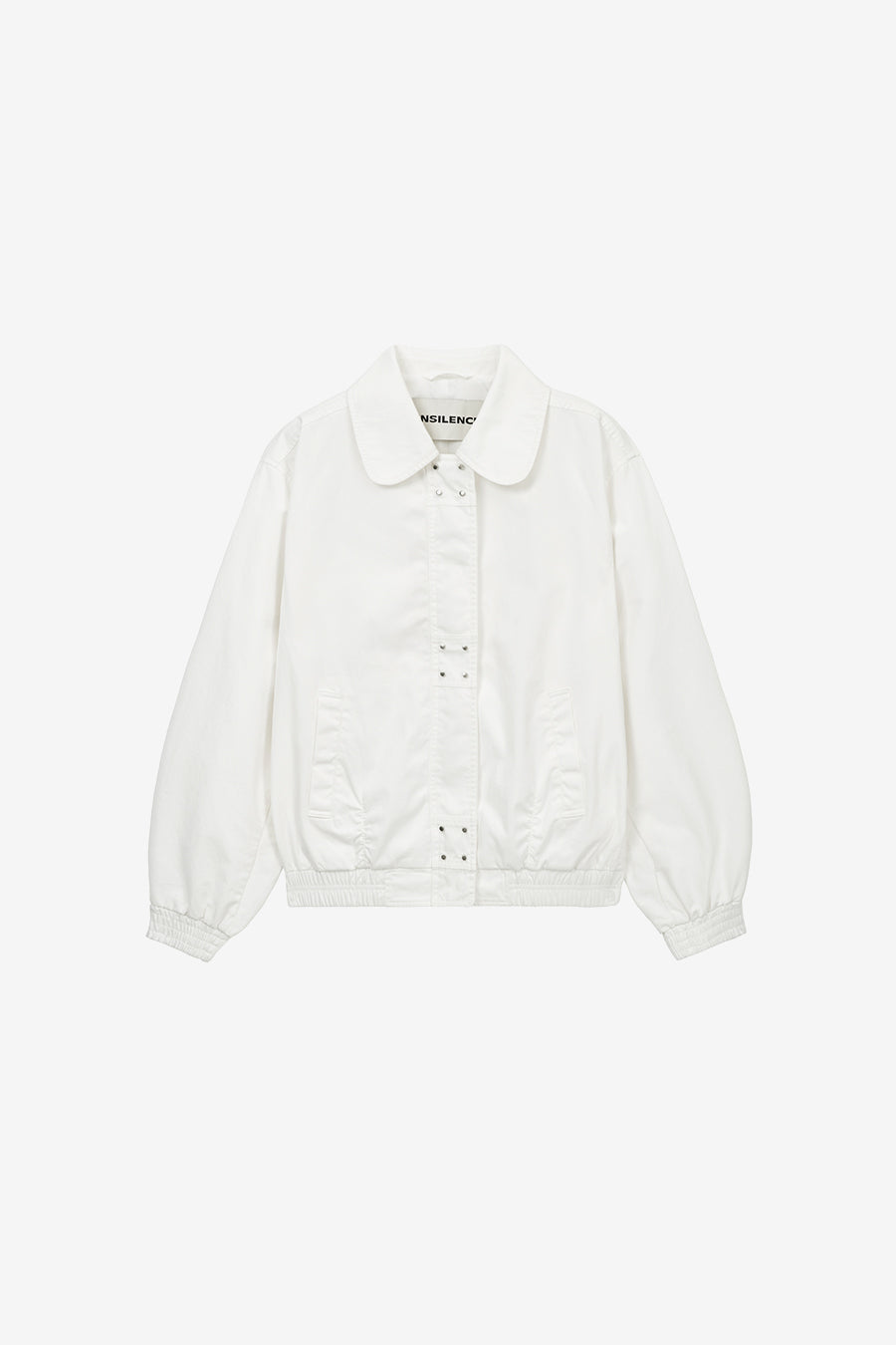 Insilence - Washed Cotton Studded Jumper (White) product image 7 | TRAB K-Fashion Australia