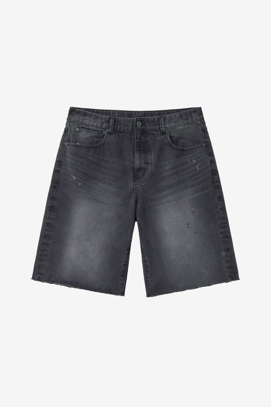 Insilence - Distressed Denim Shorts (Black) product image 7 | TRAB K-Fashion Australia