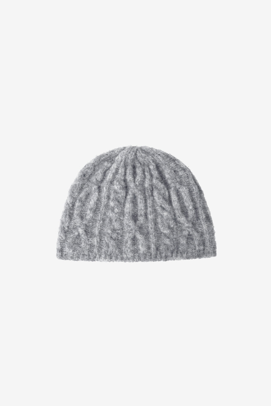Insilence - Cable Knit Beanie (Light Grey) product image 5 | TRAB K-Fashion Australia