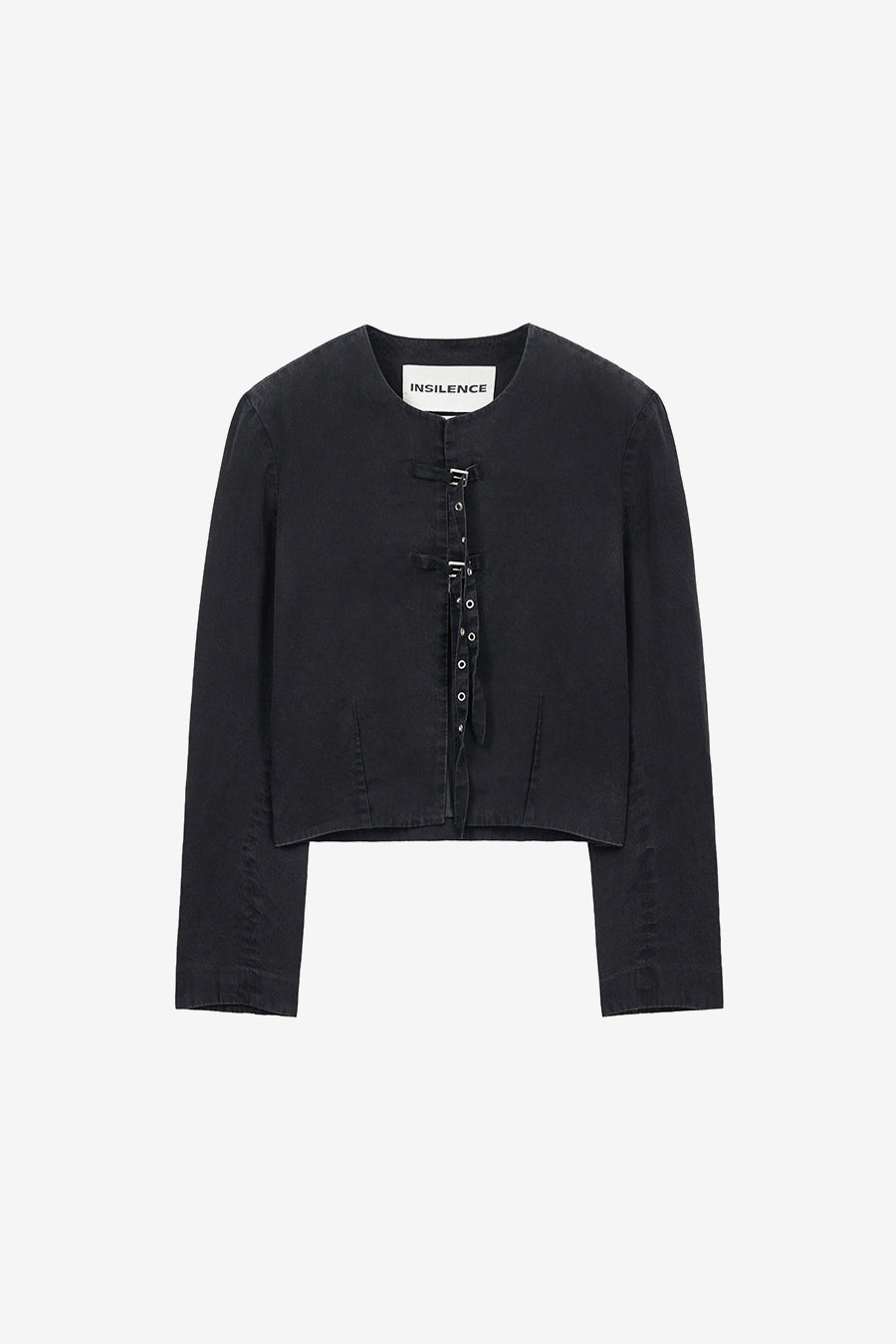 Insilence - Washed Strap Jacket (Washed Black) product image 9 | TRAB K-Fashion Australia