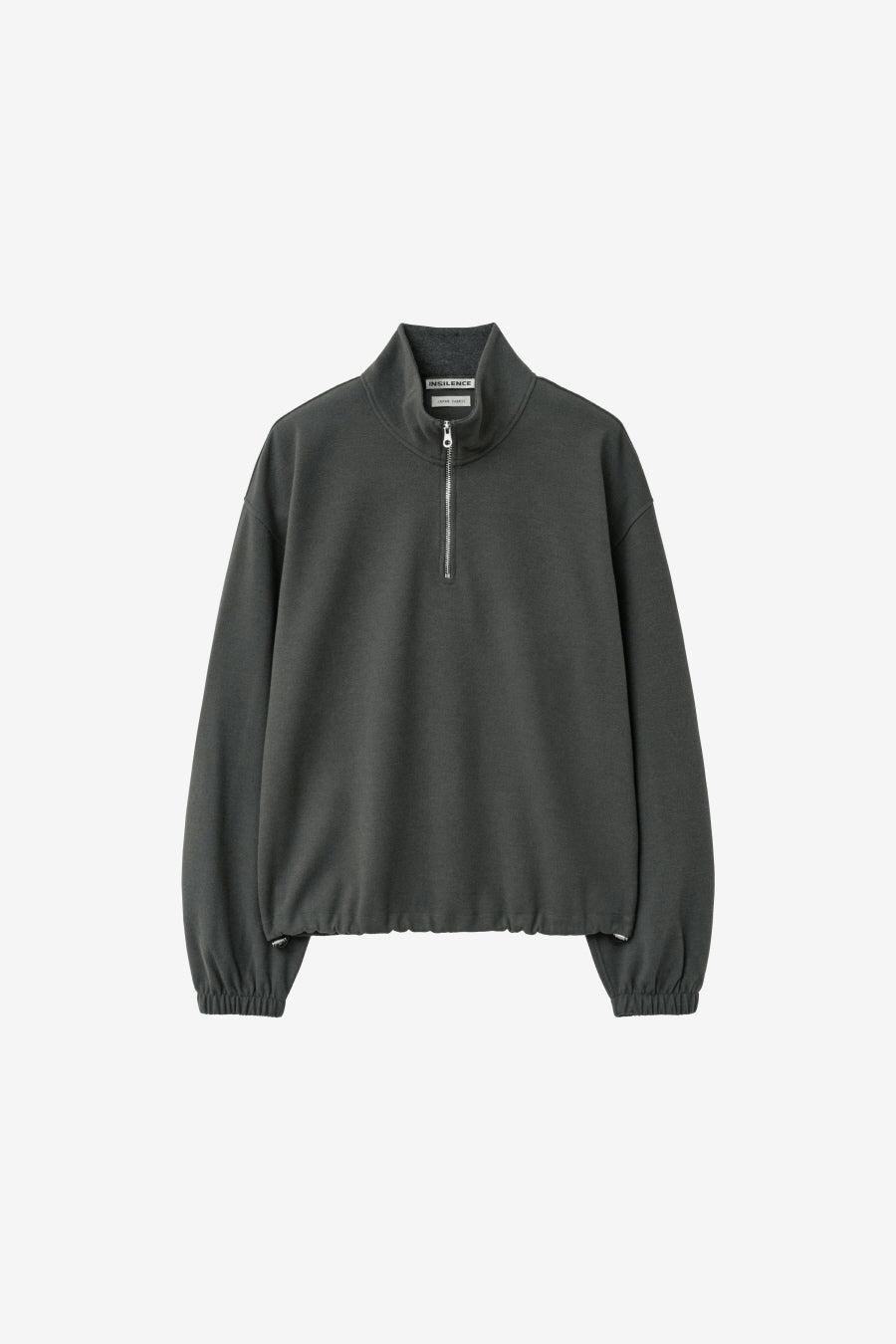 Insilence - Fleece Quarter Zip-Up (Charcoal) product image 7 | TRAB K-Fashion Australia