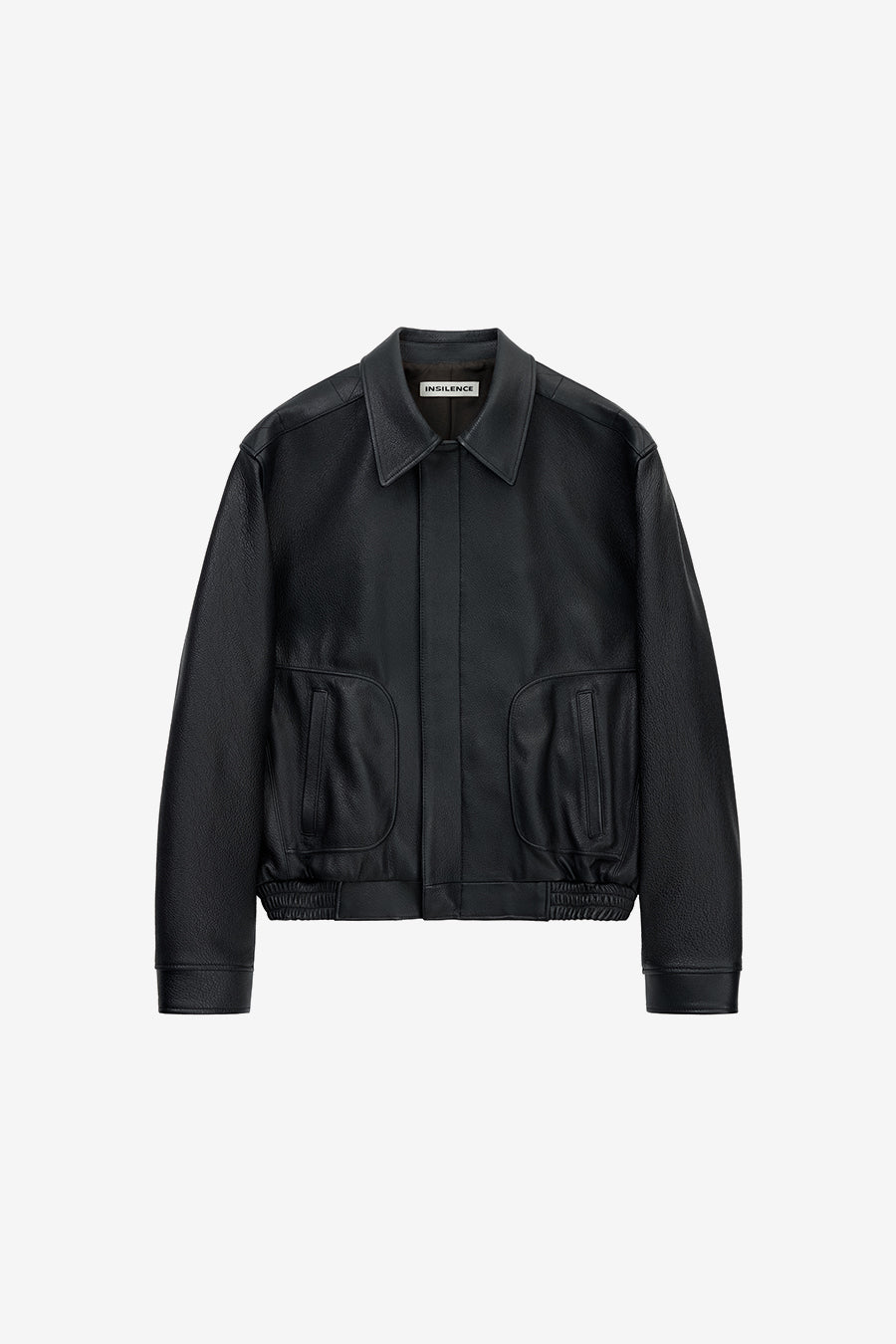 Insilence - Goat Skin Piping Leather Jacket (Black) product image 7 | TRAB K-Fashion Australia