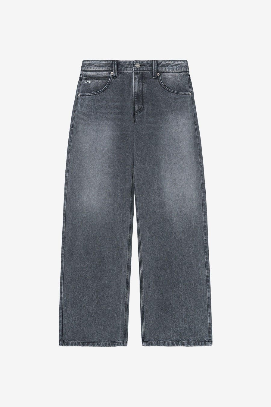 Insilence - Low Waist Wide Jeans (Ash Grey) product image 7 | TRAB K-Fashion Australia