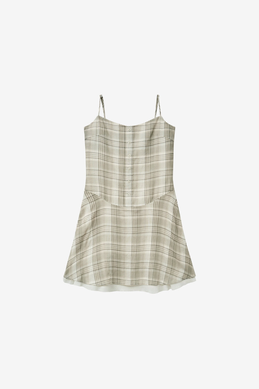 Insilence - Check Mini Dress (Beige) product image 7 | TRAB K-Fashion Australia