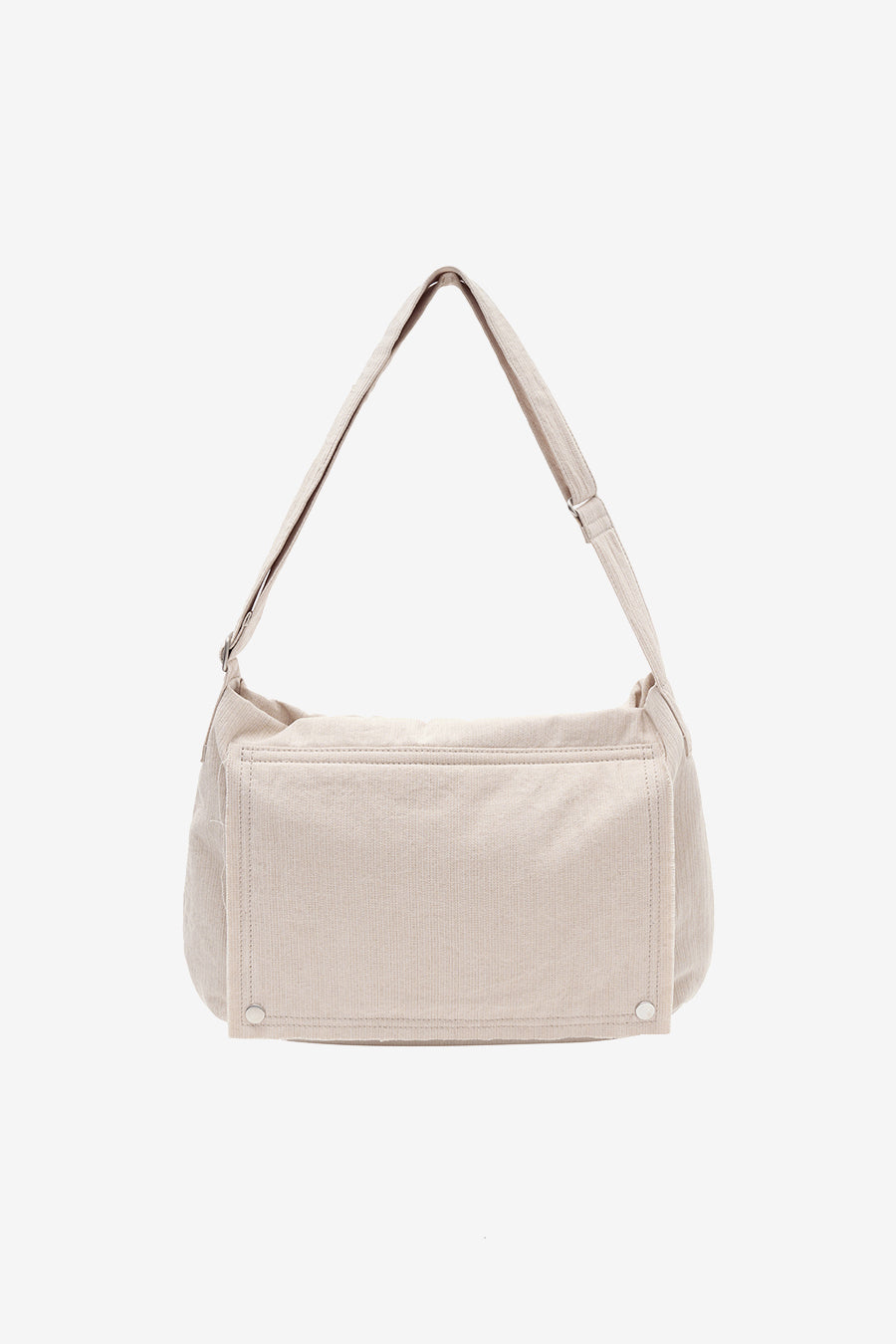 Insilence - Cotton Cut off Sling Bag (Beige) product image 11 | TRAB K-Fashion Australia