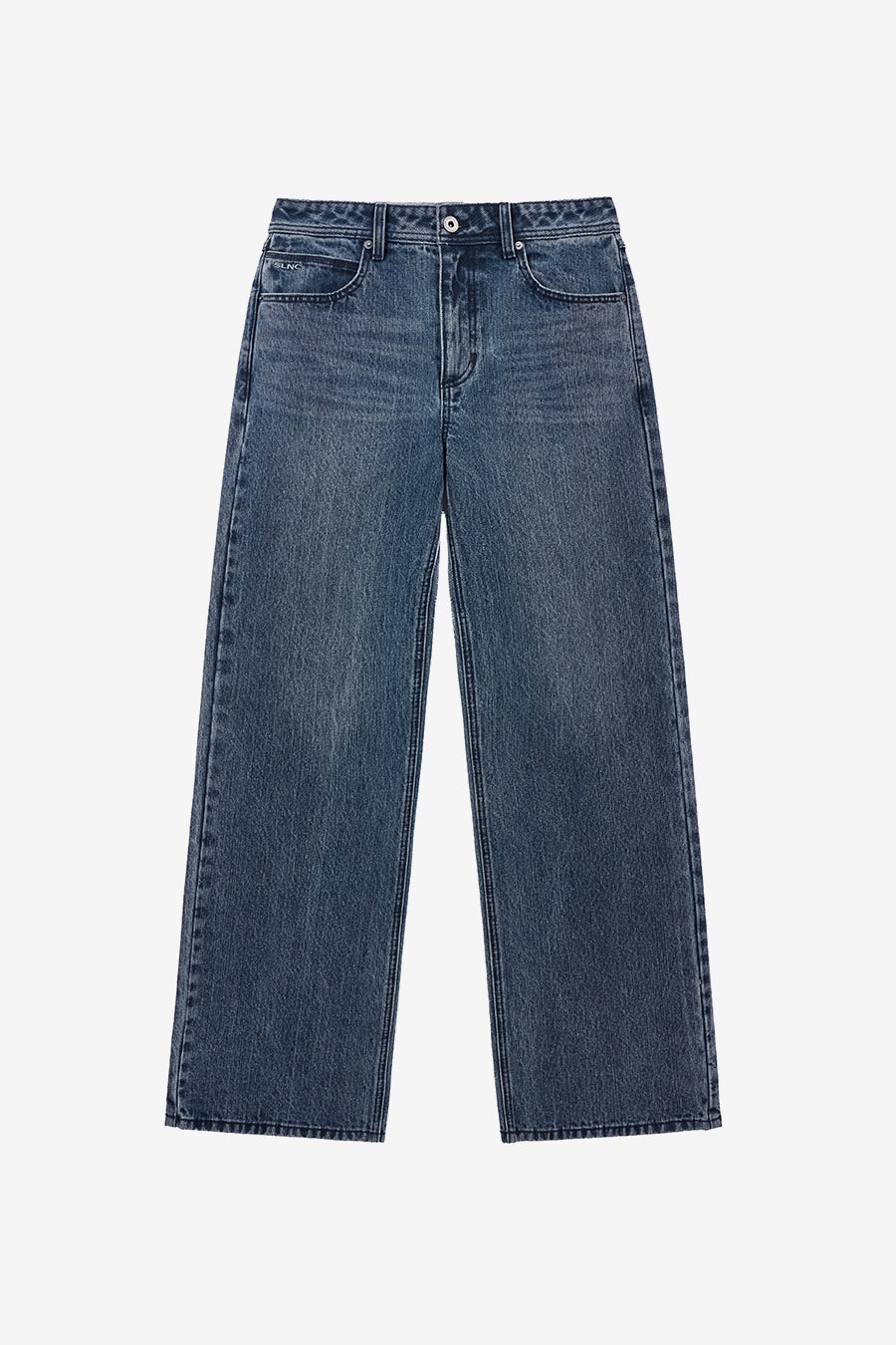 Insilence - Broken Twill Straight Jeans (Deep Blue) product image 9 | TRAB K-Fashion Australia