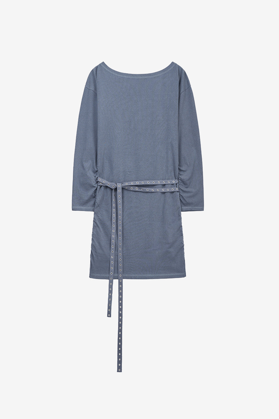 Insilence - Belted Jersey One-Piece (Blue) product image 7 | TRAB K-Fashion Australia
