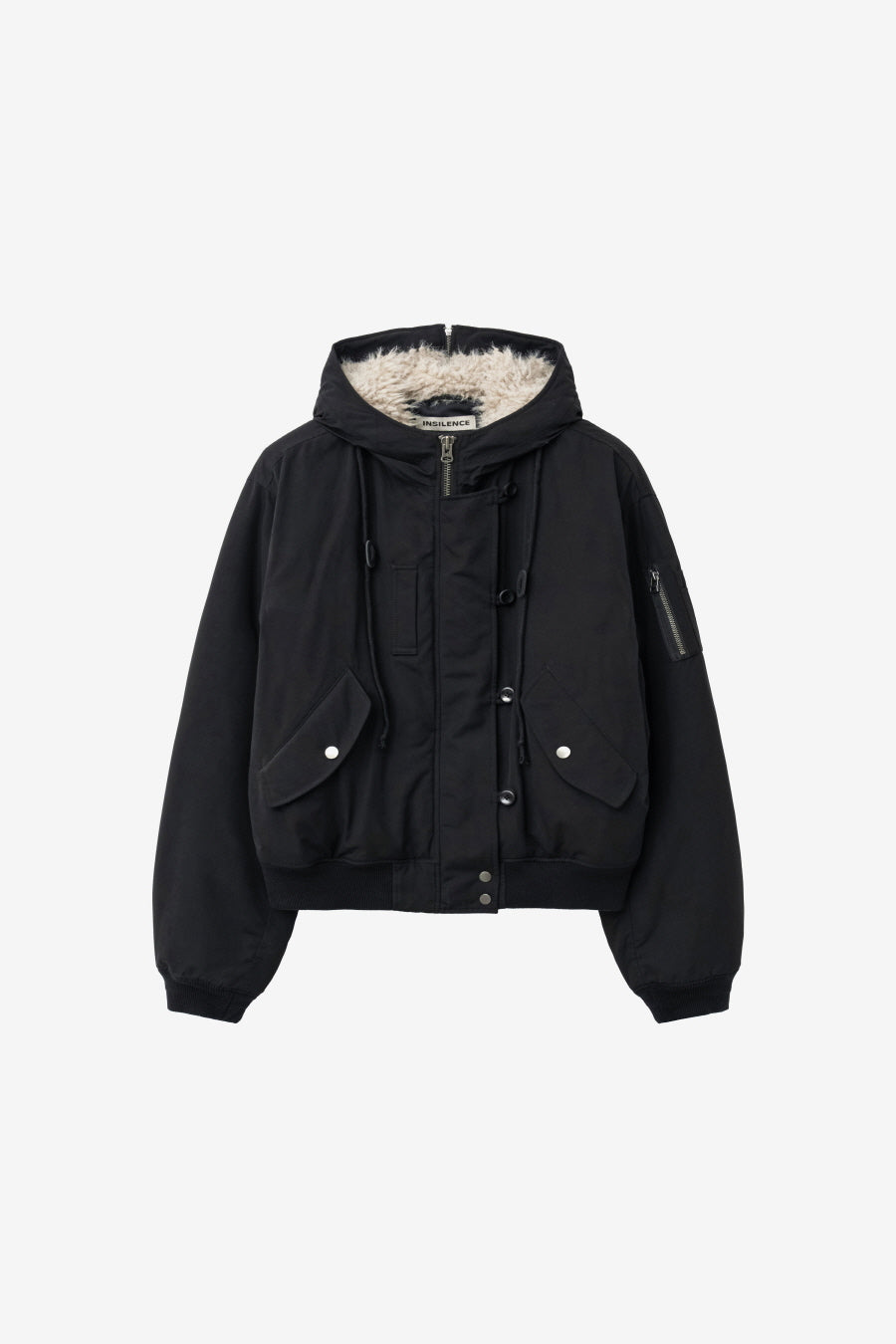 Insilence - W N-2B Pilot Parka (Black) product image 7 | TRAB K-Fashion Australia