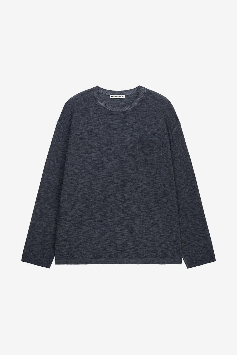 Insilence - Lightweight Cut Off Cotton Knit (Faded Grey) product image 7 | TRAB K-Fashion Australia