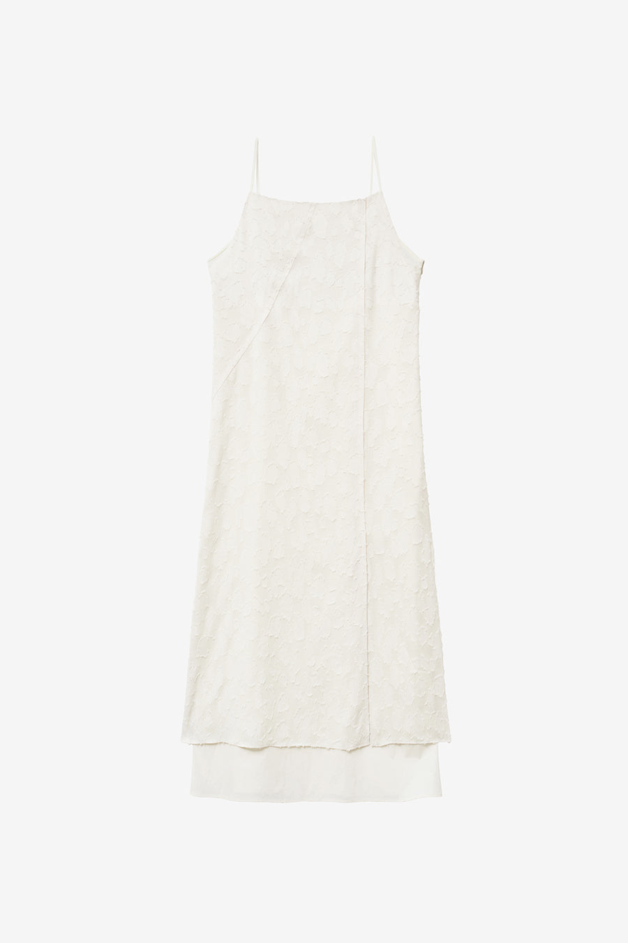 Insilence - Textured Jacquard Dress (Ivory) product image 7 | TRAB K-Fashion Australia