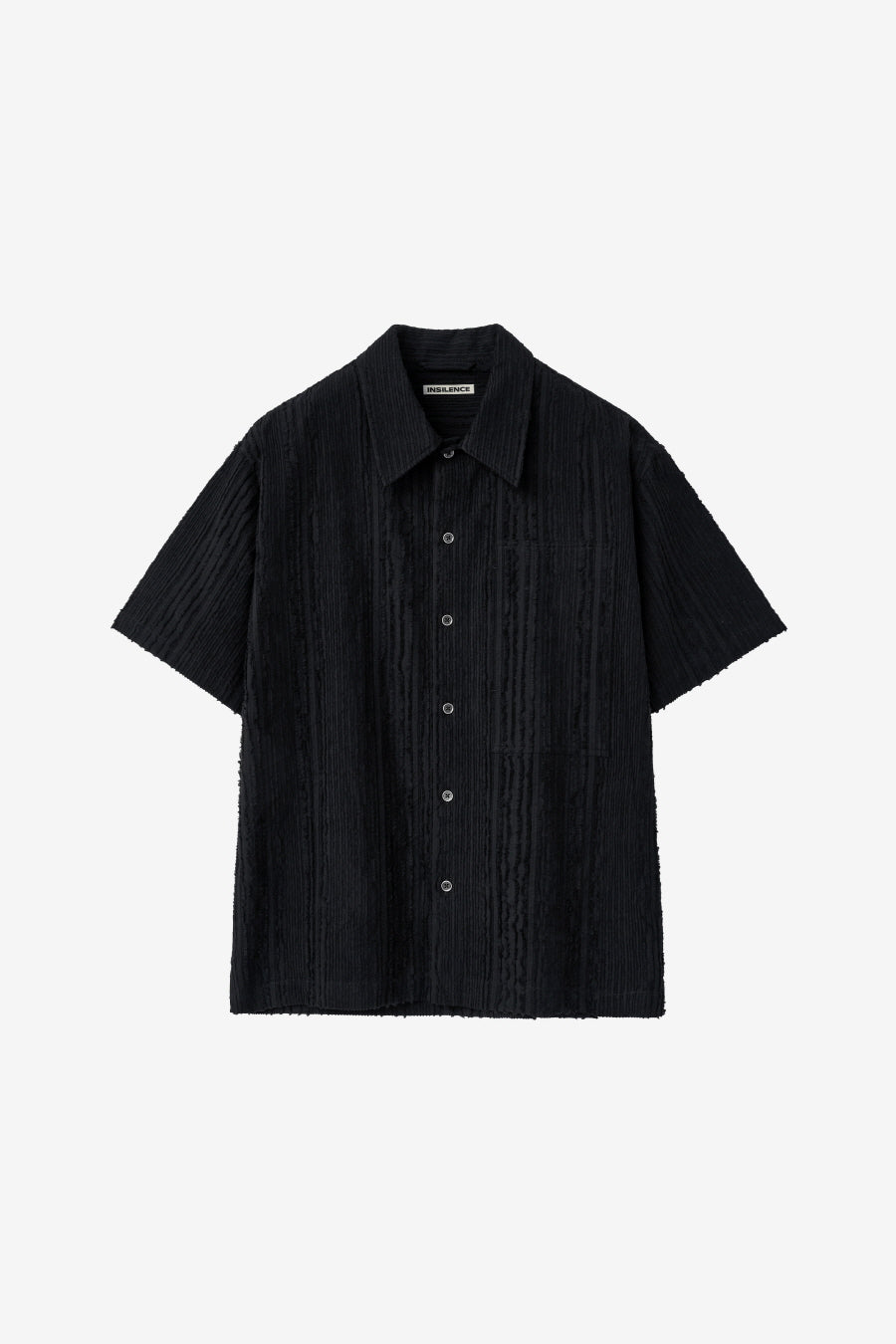 Insilence - Textured Wayne Shirt (Black) product image 7 | TRAB K-Fashion Australia