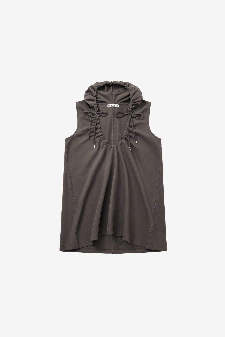 Insilence - String Hooded Top (Brown) product image 7 | TRAB K-Fashion Australia