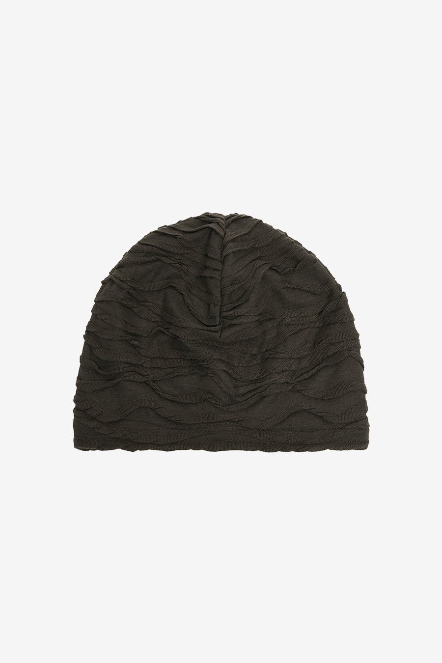 Insilence - Pleated Two-Way Beanie (Brown) product image 7 | TRAB K-Fashion Australia