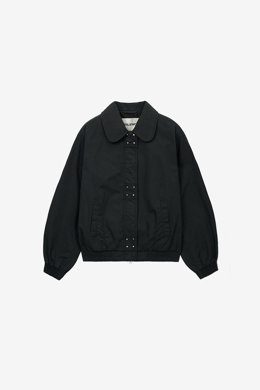 Insilence - Washed Cotton Stud Jumper (Black) product image 7 | TRAB K-Fashion Australia