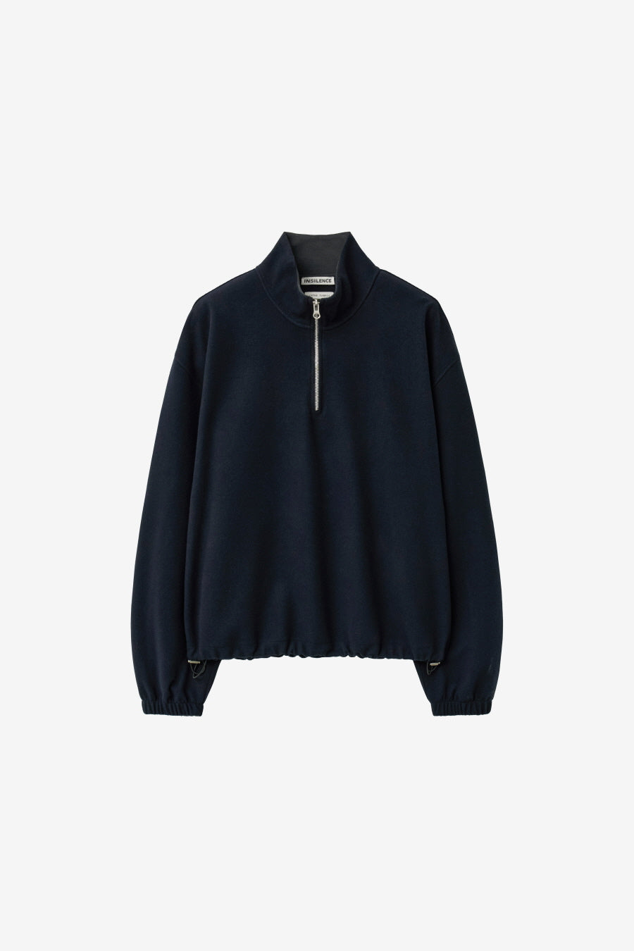 Insilence - Fleece Quarter Zip-Up (Navy) product image 7 | TRAB K-Fashion Australia
