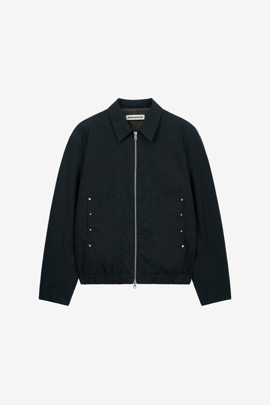 Insilence - Stud Cotton Blouson (Black) product image 7 | TRAB K-Fashion Australia