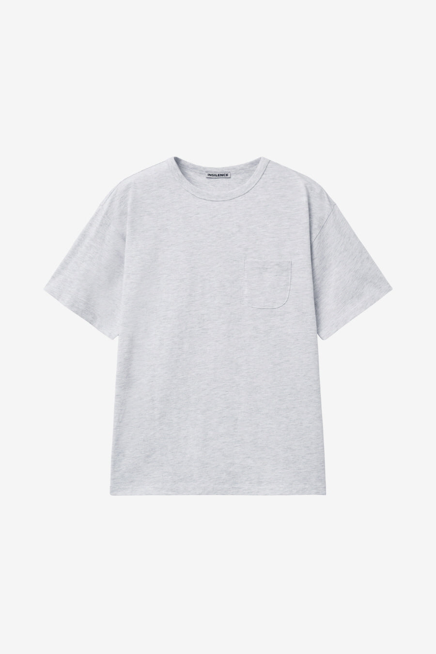 Insilence - Scoop Neck Pocket Short Sleeve (Melange Grey) product image 7 | TRAB K-Fashion Australia