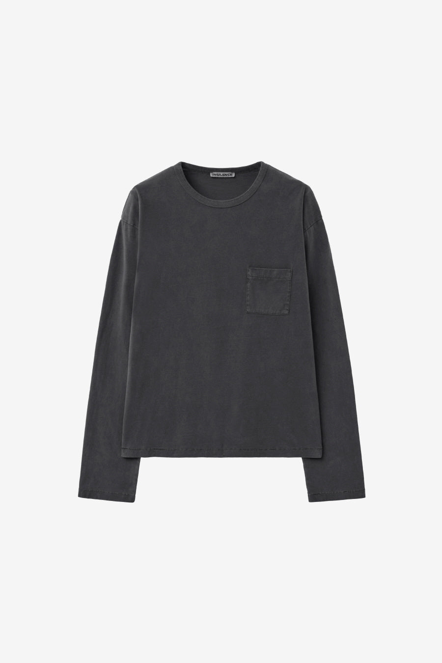 Insilence - Light Pitch Pocket Long Sleeve (Charcoal) product image 5 | TRAB K-Fashion Australia