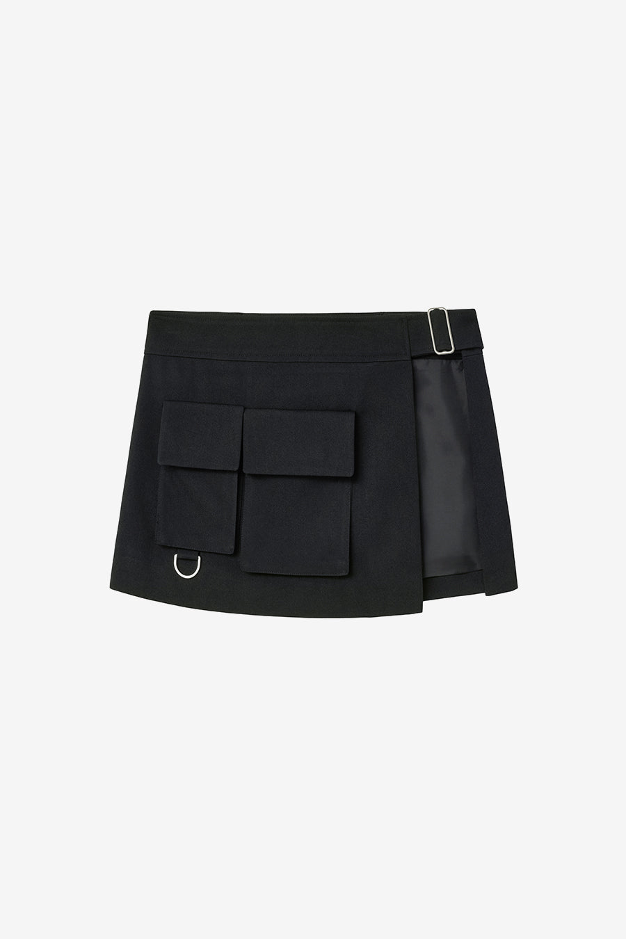Insilence - Layered Belt Skirt (Black) product image 9 | TRAB K-Fashion Australia