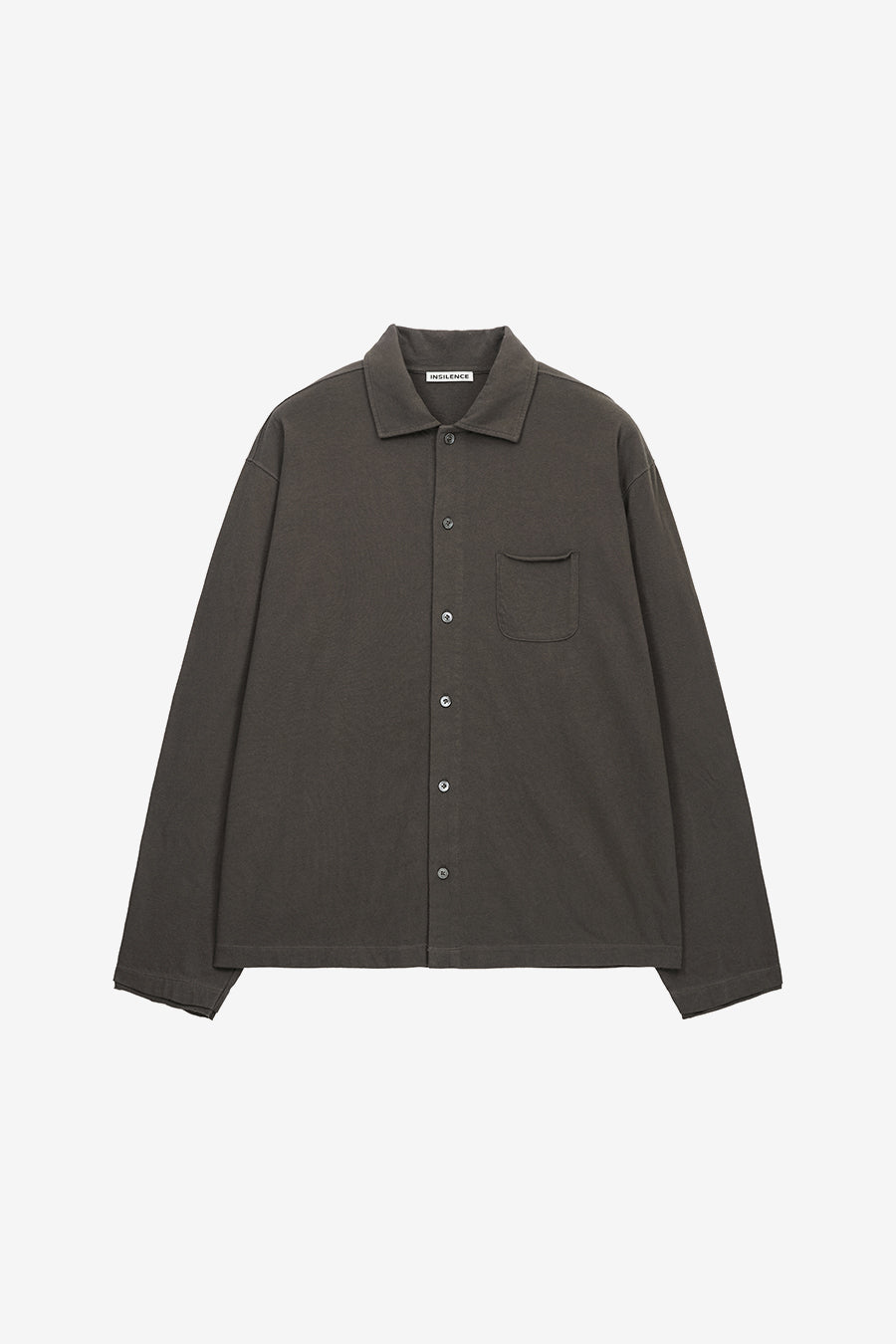 Insilence - Organic Cotton Jersey Shirt (Brown) product image 7 | TRAB K-Fashion Australia