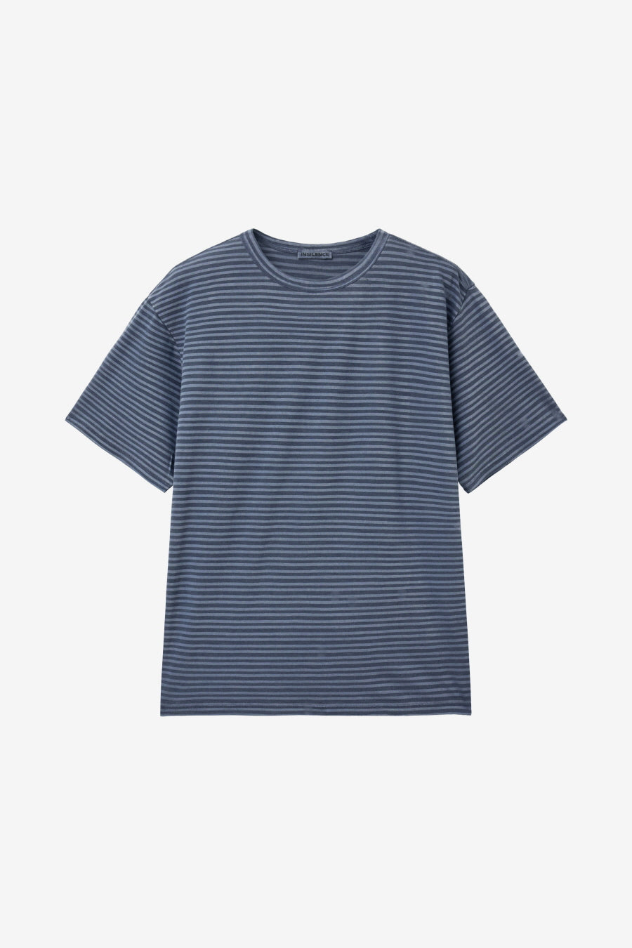 Insilence - Striped Dyed T-shirt (Ash Blue) product image 7 | TRAB K-Fashion Australia